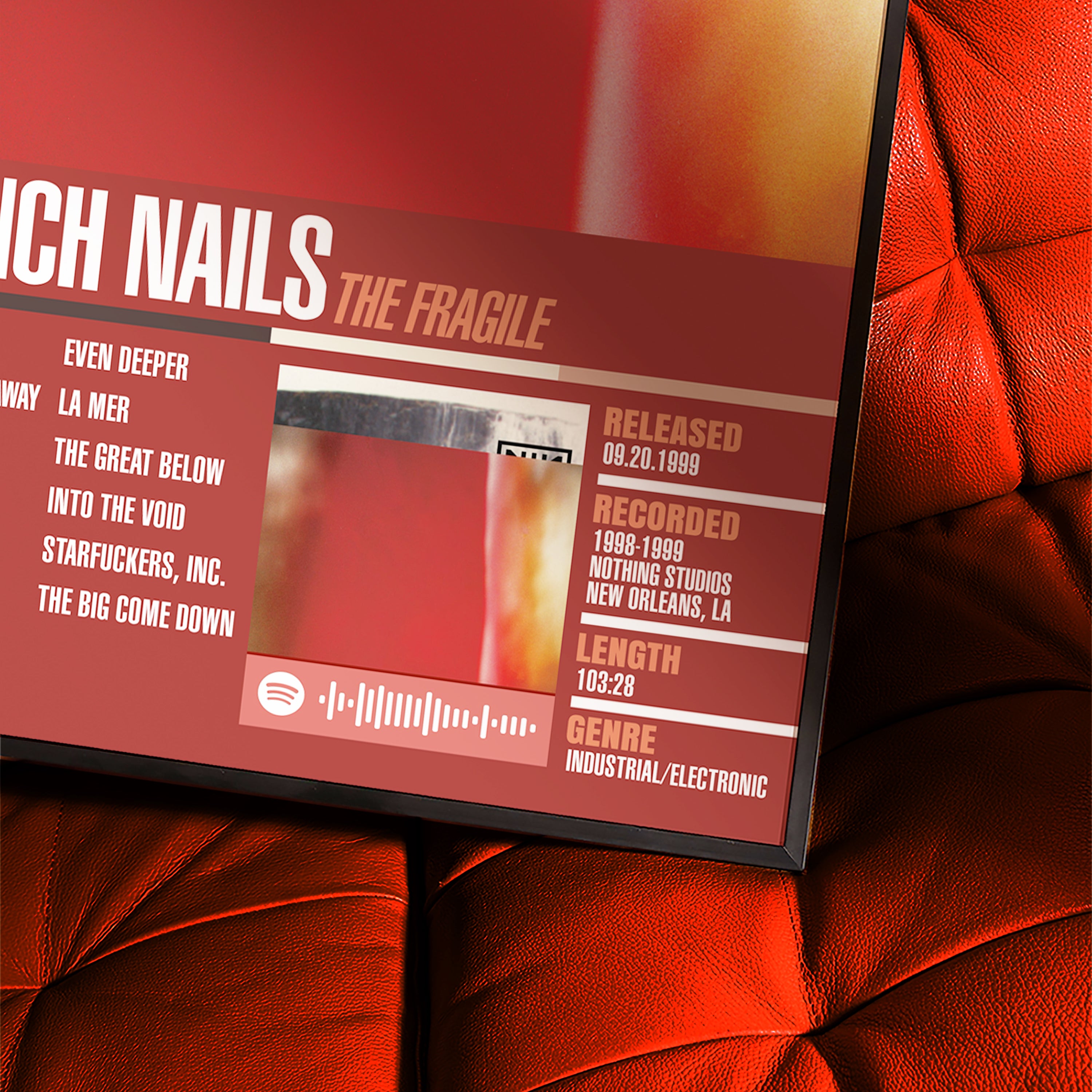 Nine Inch Nails – The Fragile | Tracklist (2-Poster Set)