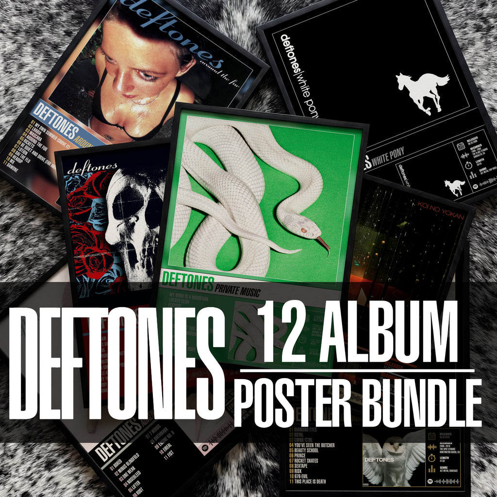 Deftones - 12 Album Poster Bundle (Digital Download)
