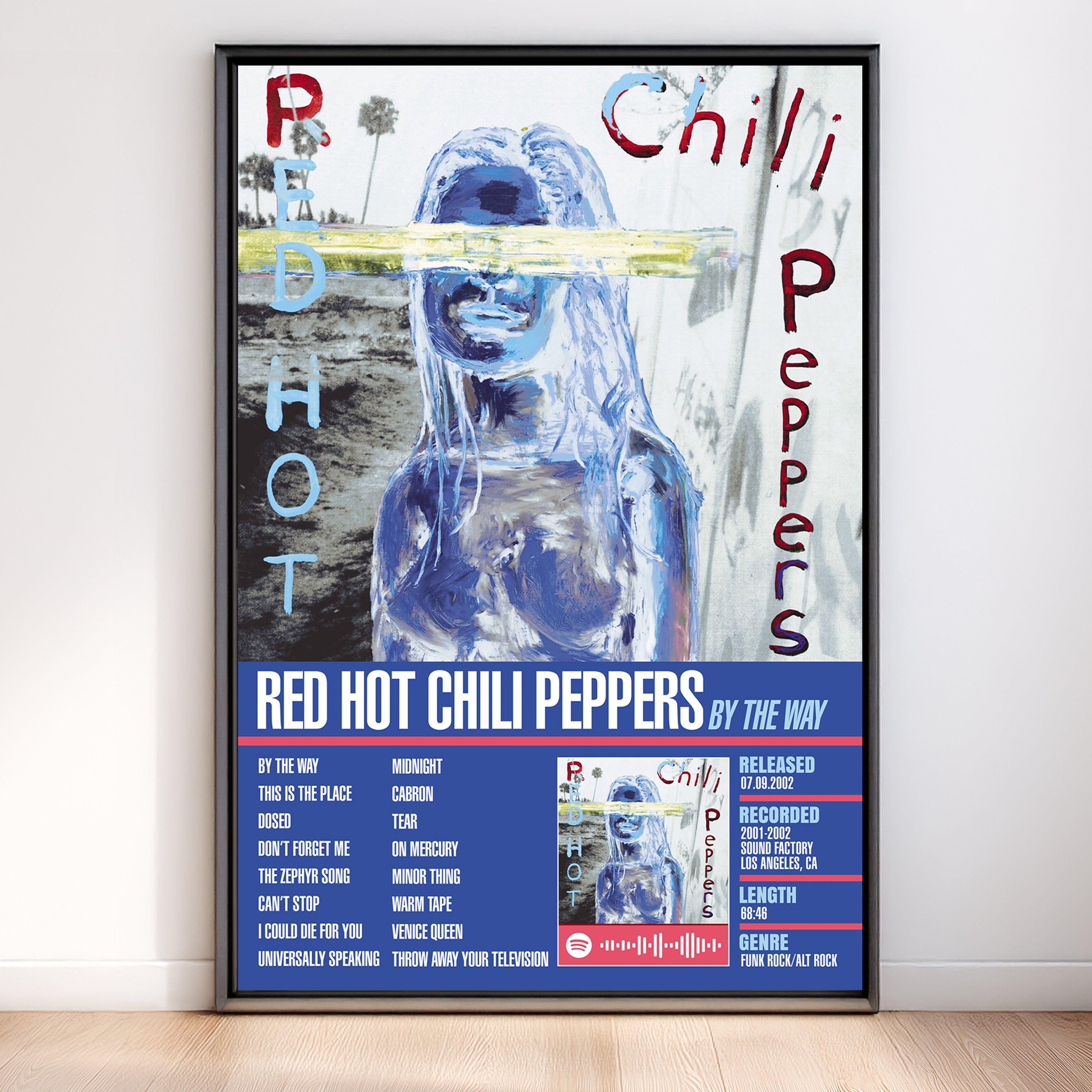 Red Hot Chili Peppers – By the Way | Tracklist (2-Poster Set)
