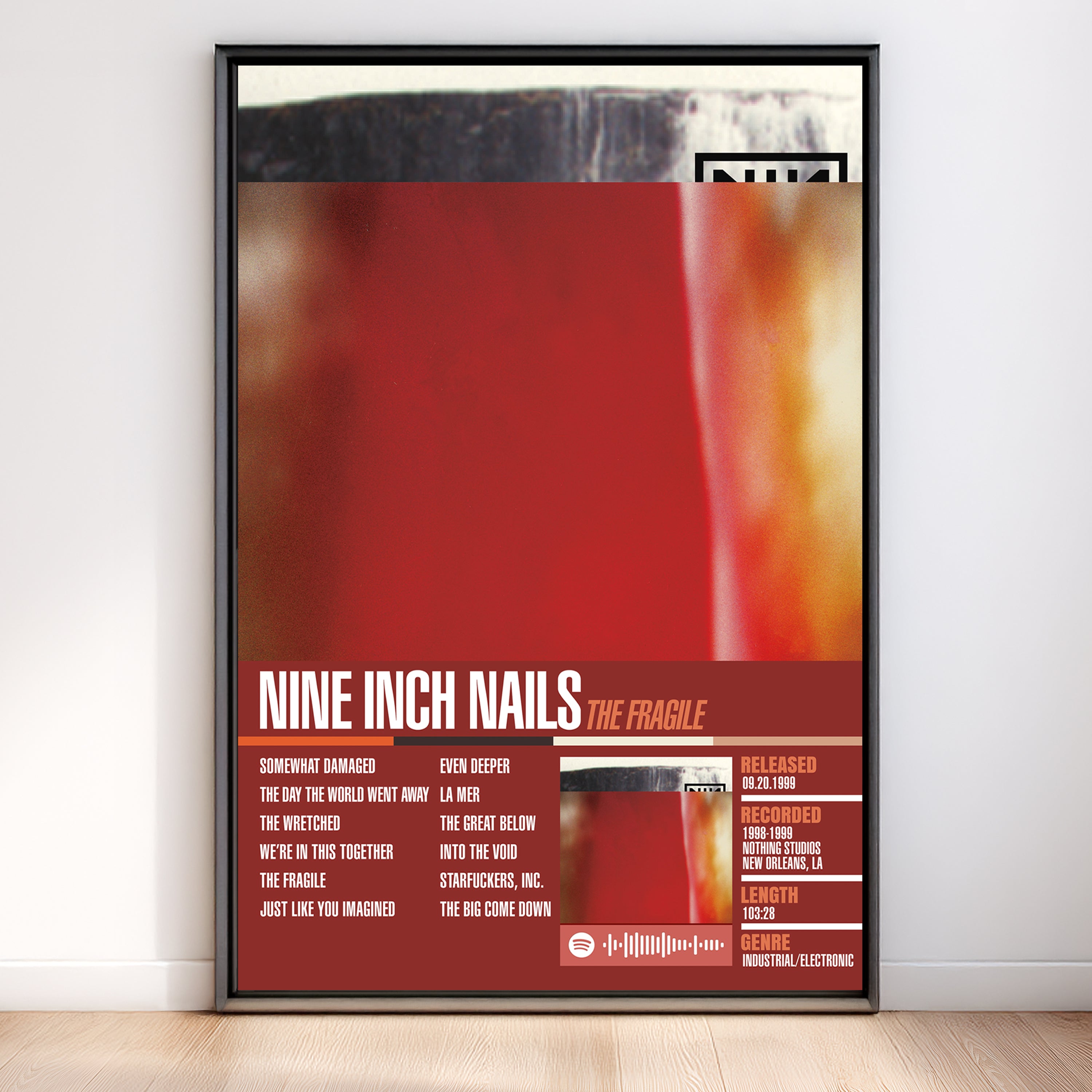 Nine Inch Nails – The Fragile | Tracklist (2-Poster Set)