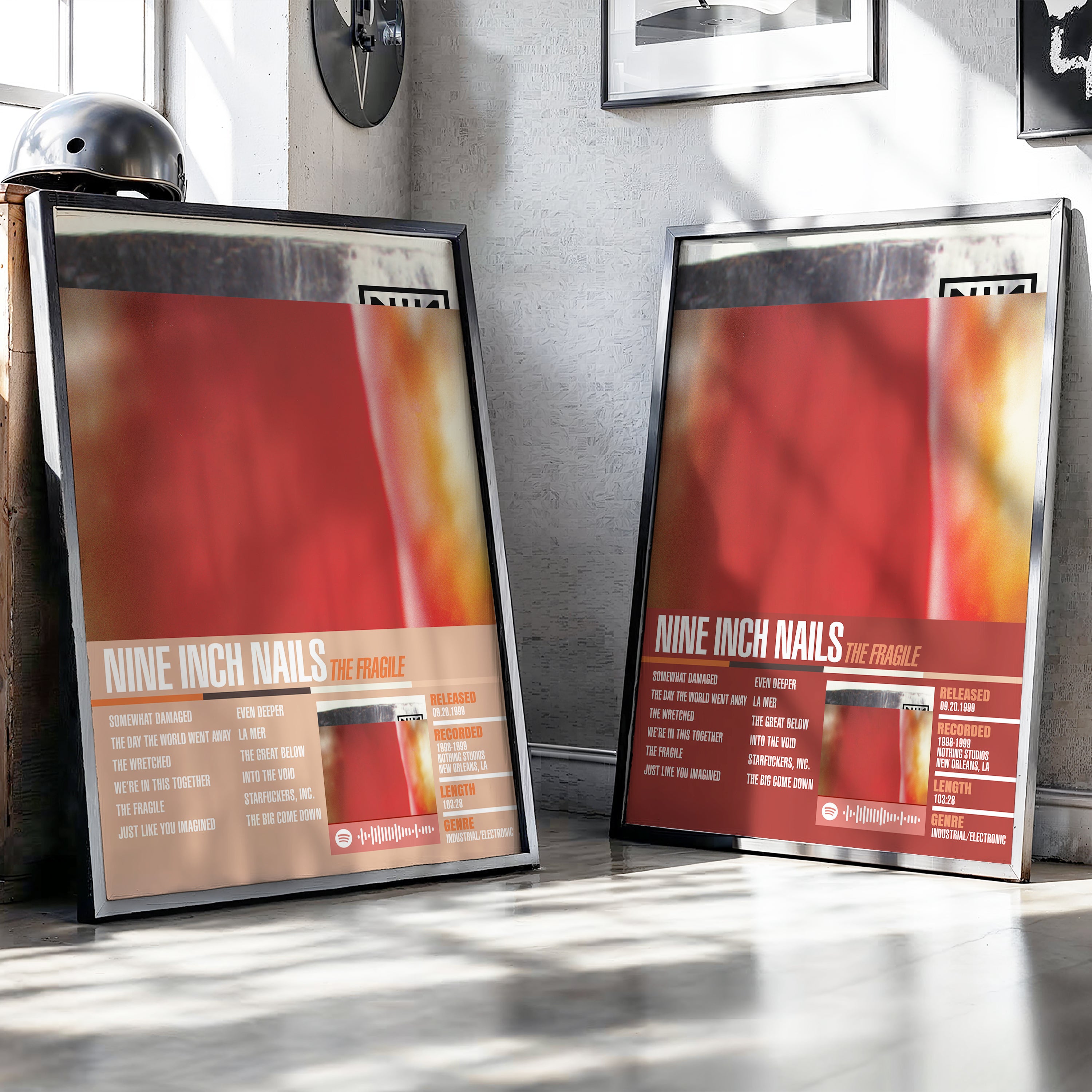 Nine Inch Nails – The Fragile | Tracklist (2-Poster Set)