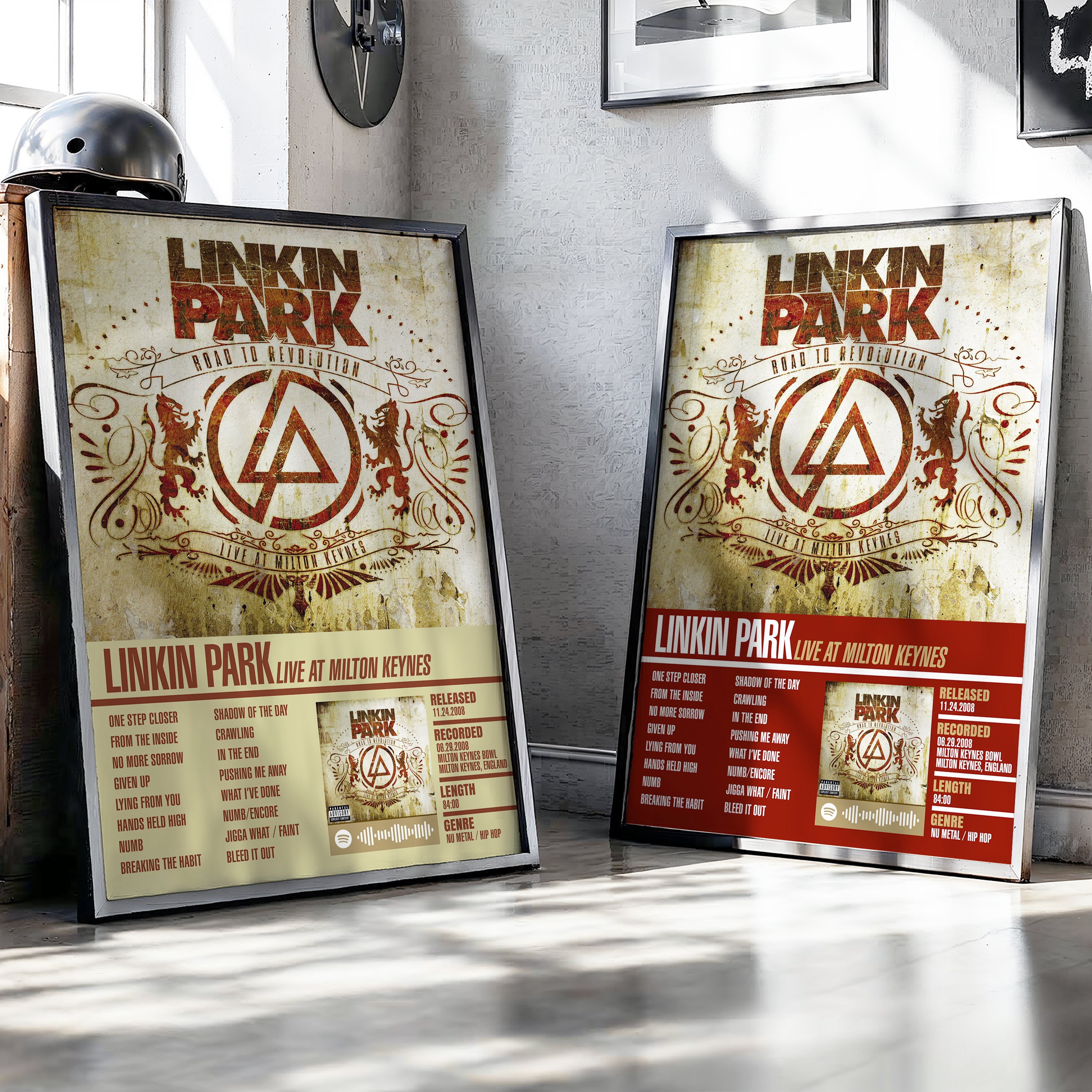 Linkin Park – Road to Revolution | Tracklist (2-Poster Set)
