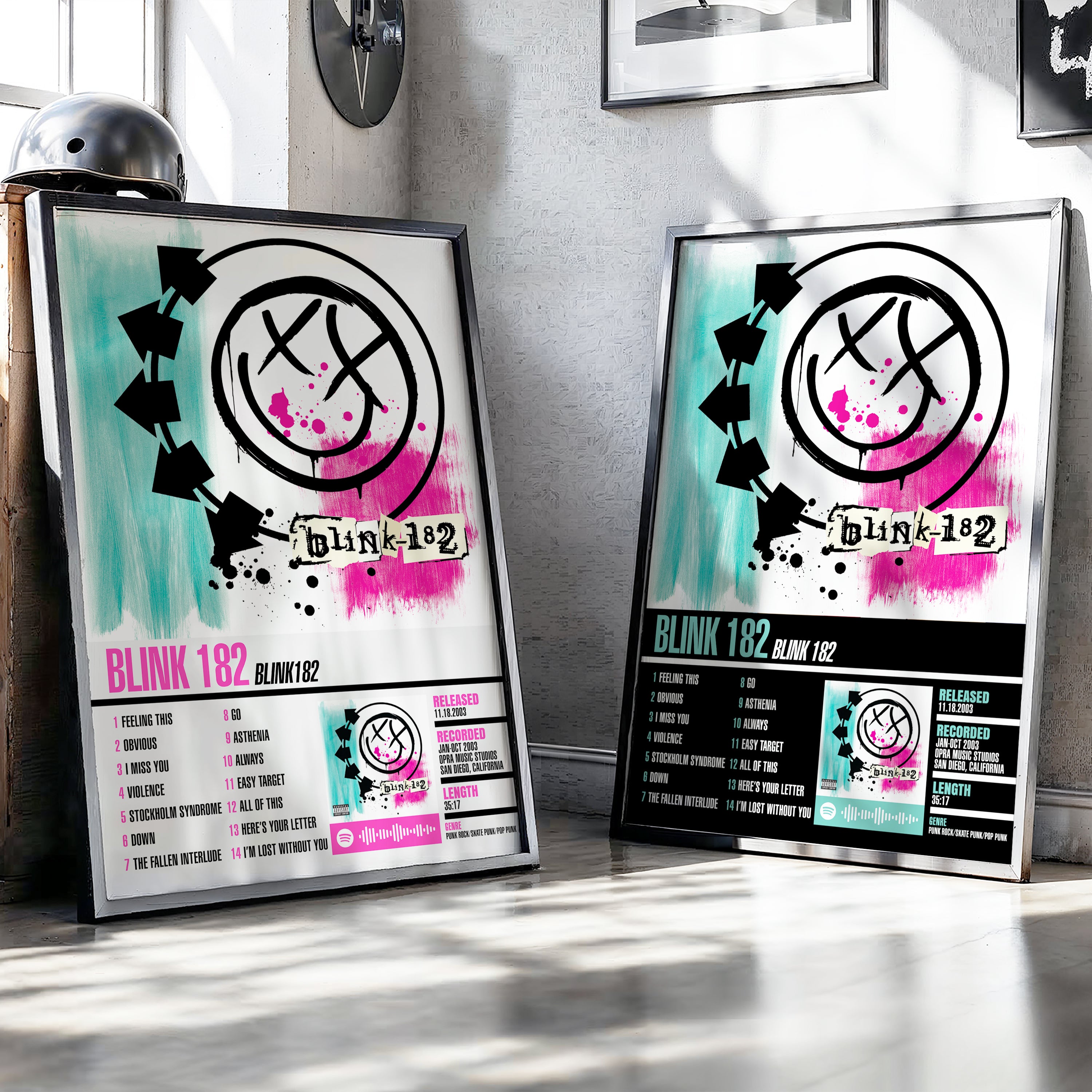 Blink-182 – Blink-182 | Tracklist (2-Poster Set)