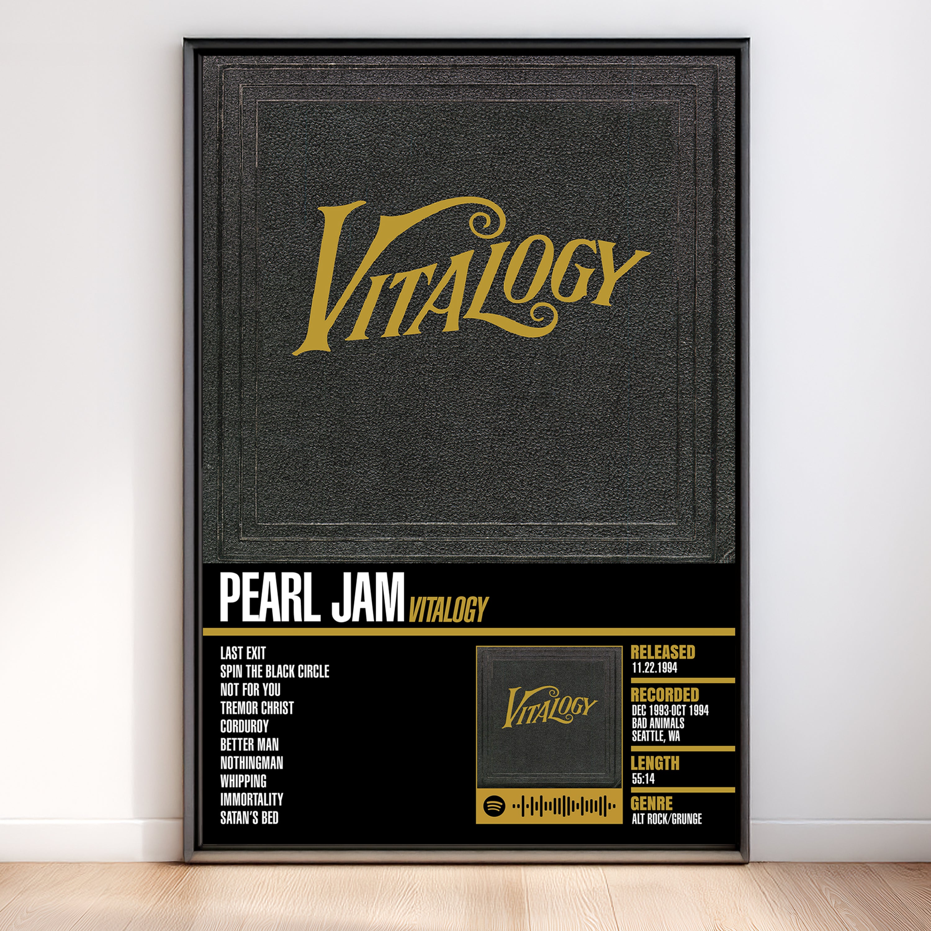Pearl Jam – Vitalogy | Tracklist (2-Poster Set)