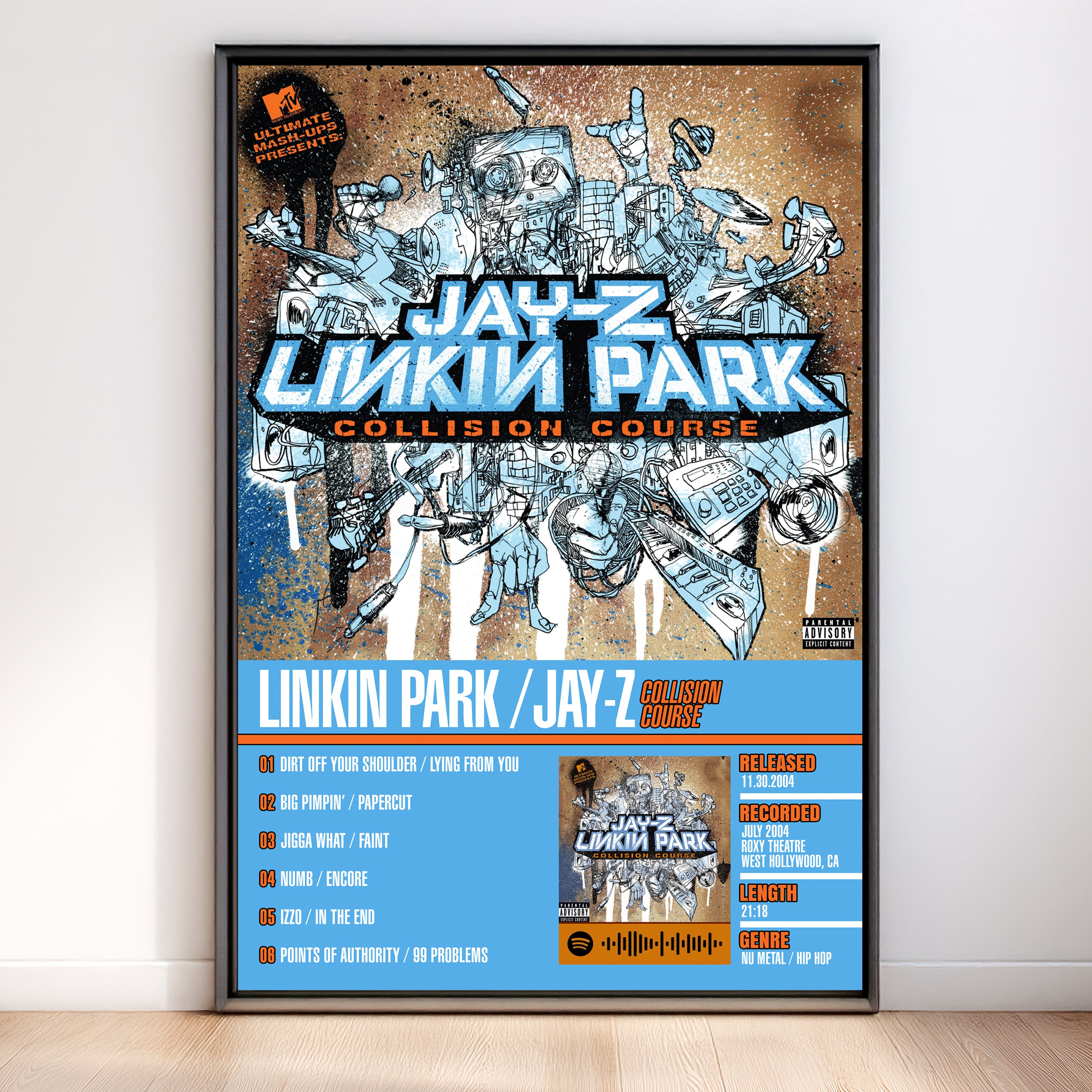 Linkin Park & Jay-Z – Collision Course | Tracklist (2-Poster Set)