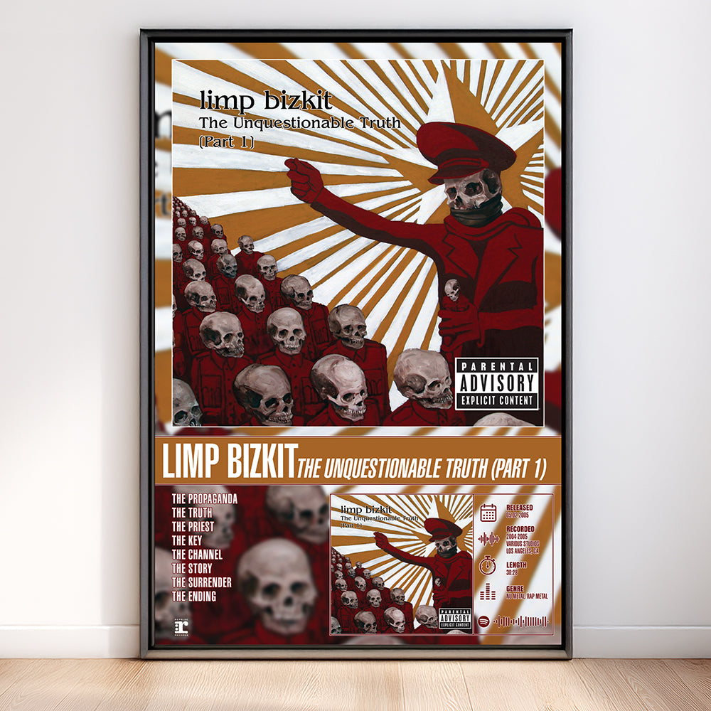Limp Bizkit - The Unquestionable Truth (Part 1) | Tracklist Poster