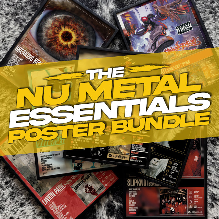 Nu Metal Essentials Bundle | 7 Tracklist Posters