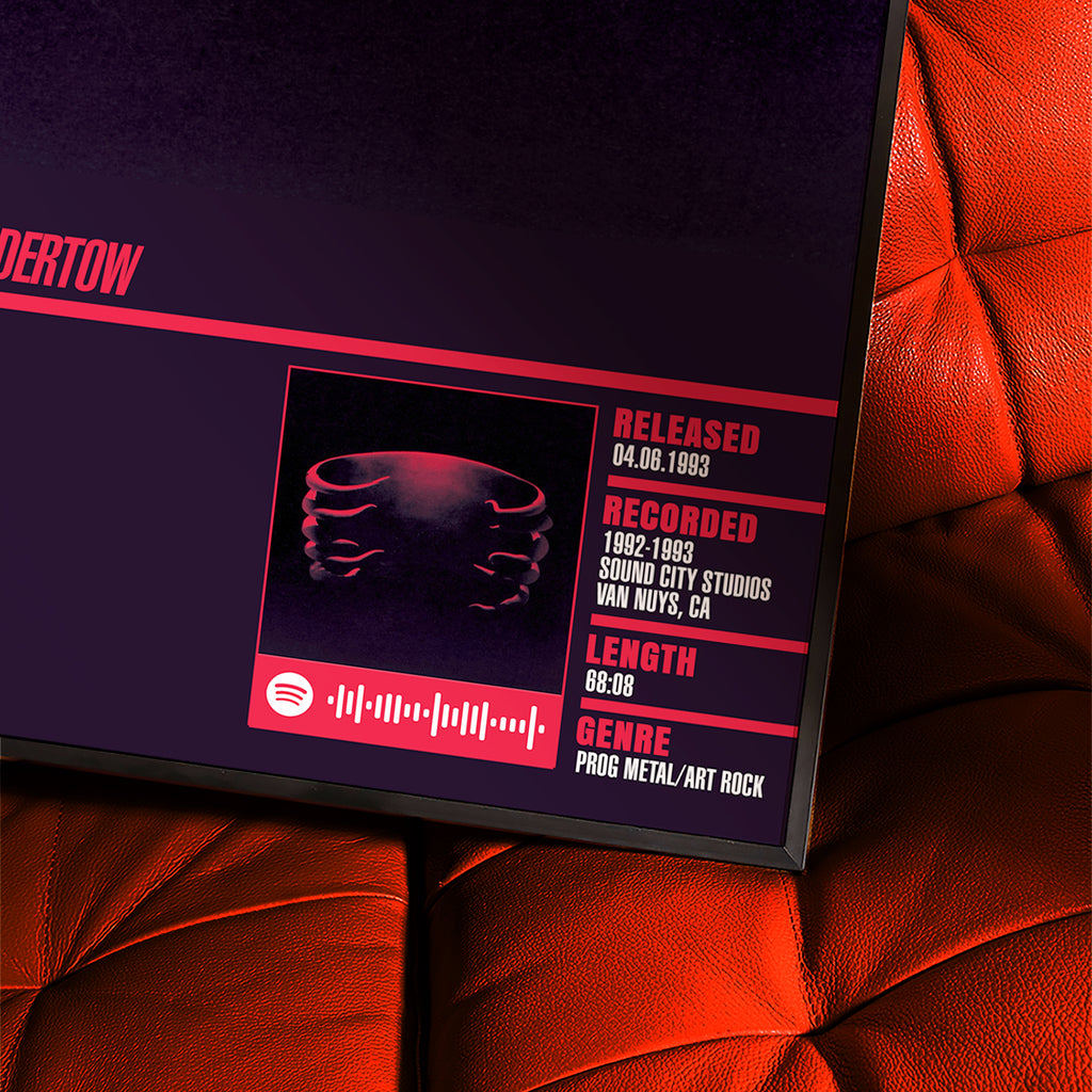 Tool – Undertow | Tracklist Poster