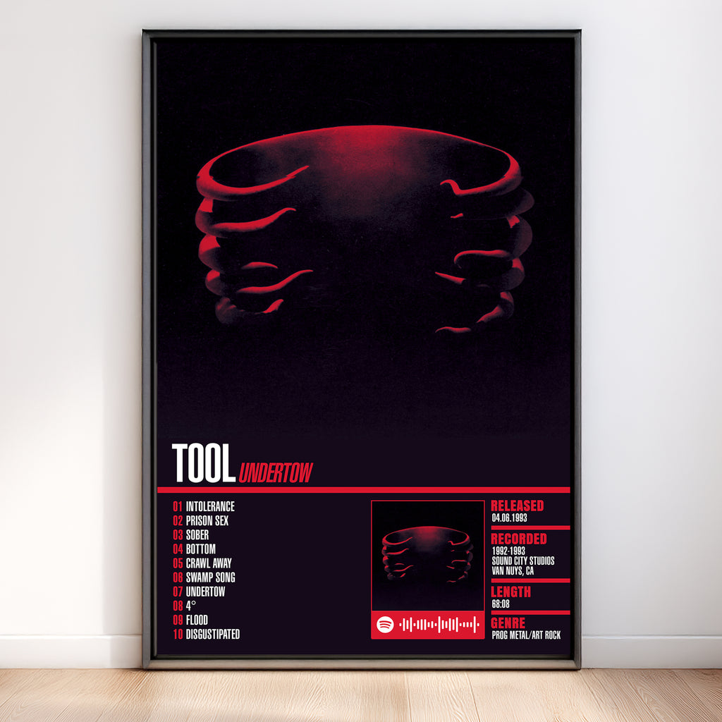Tool – Undertow | Tracklist Poster