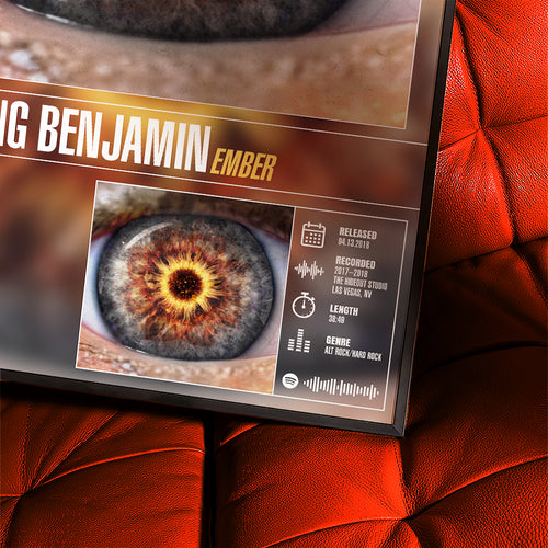 Breaking Benjamin - Ember | Tracklist Poster