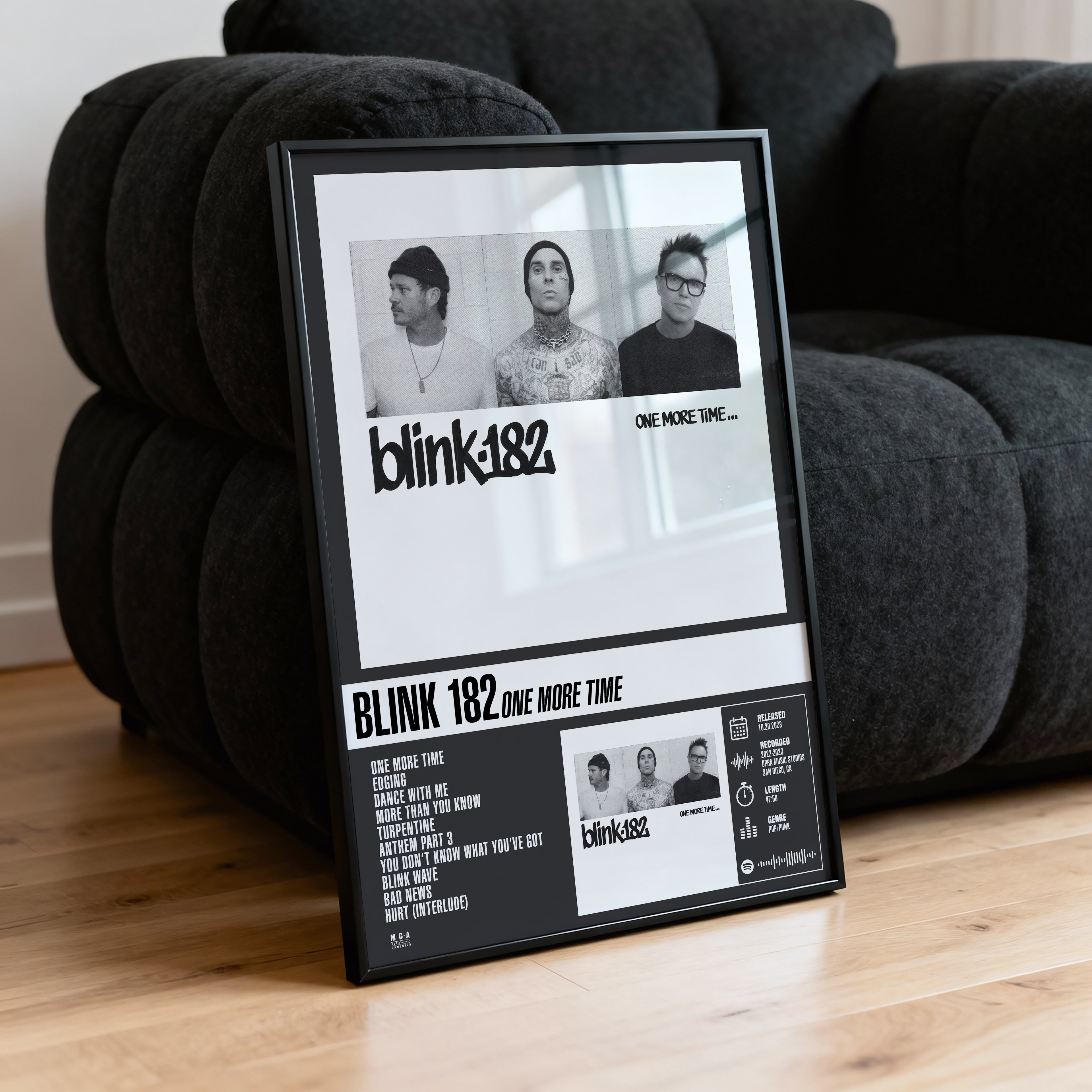 Blink-182 – One More Time… | Tracklist Poster