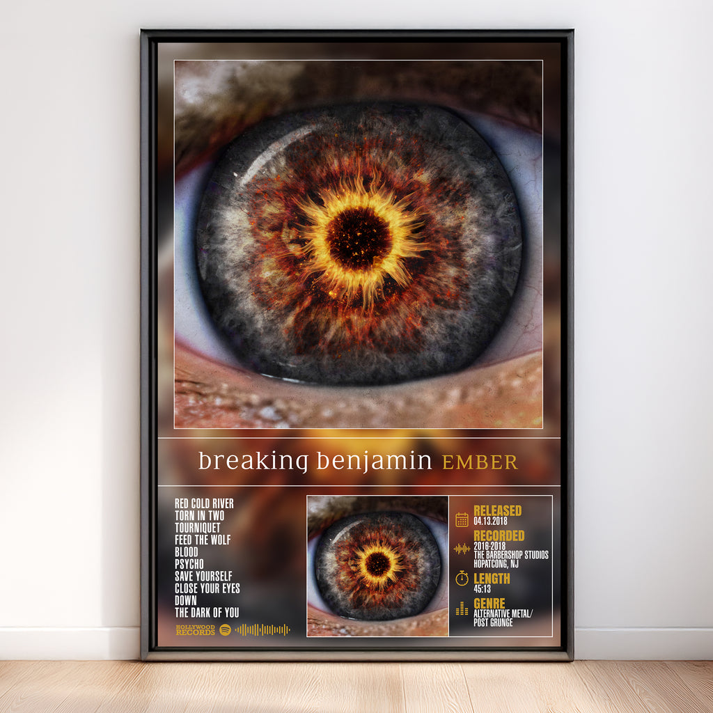 Breaking Benjamin - 6 Album Poster Bundle (Digital Download)