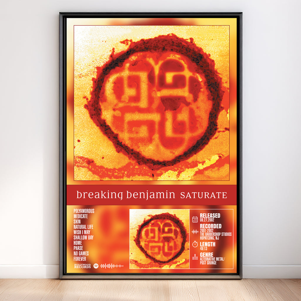 Breaking Benjamin - Saturate | Album Poster