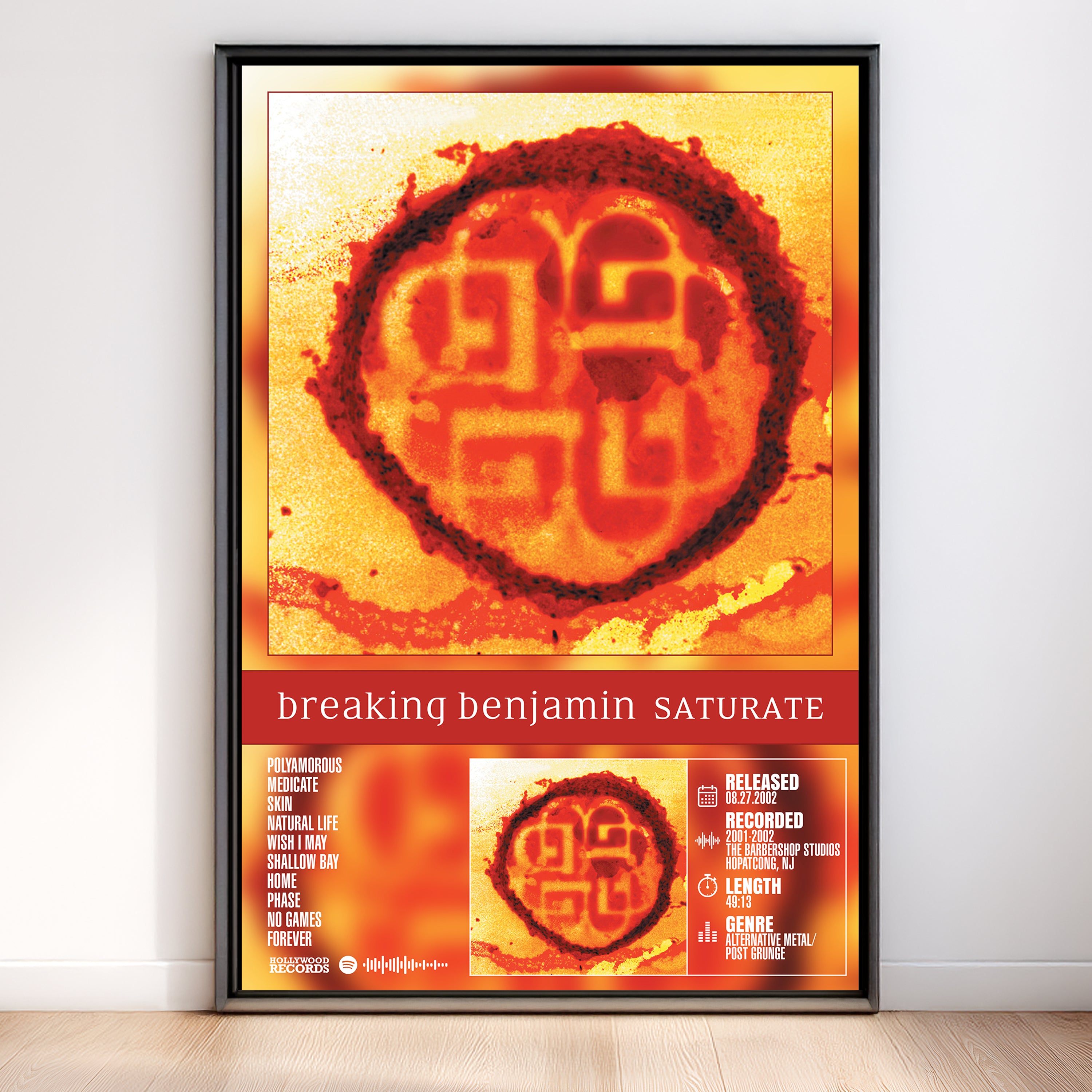 Breaking Benjamin - Saturate | Album Poster