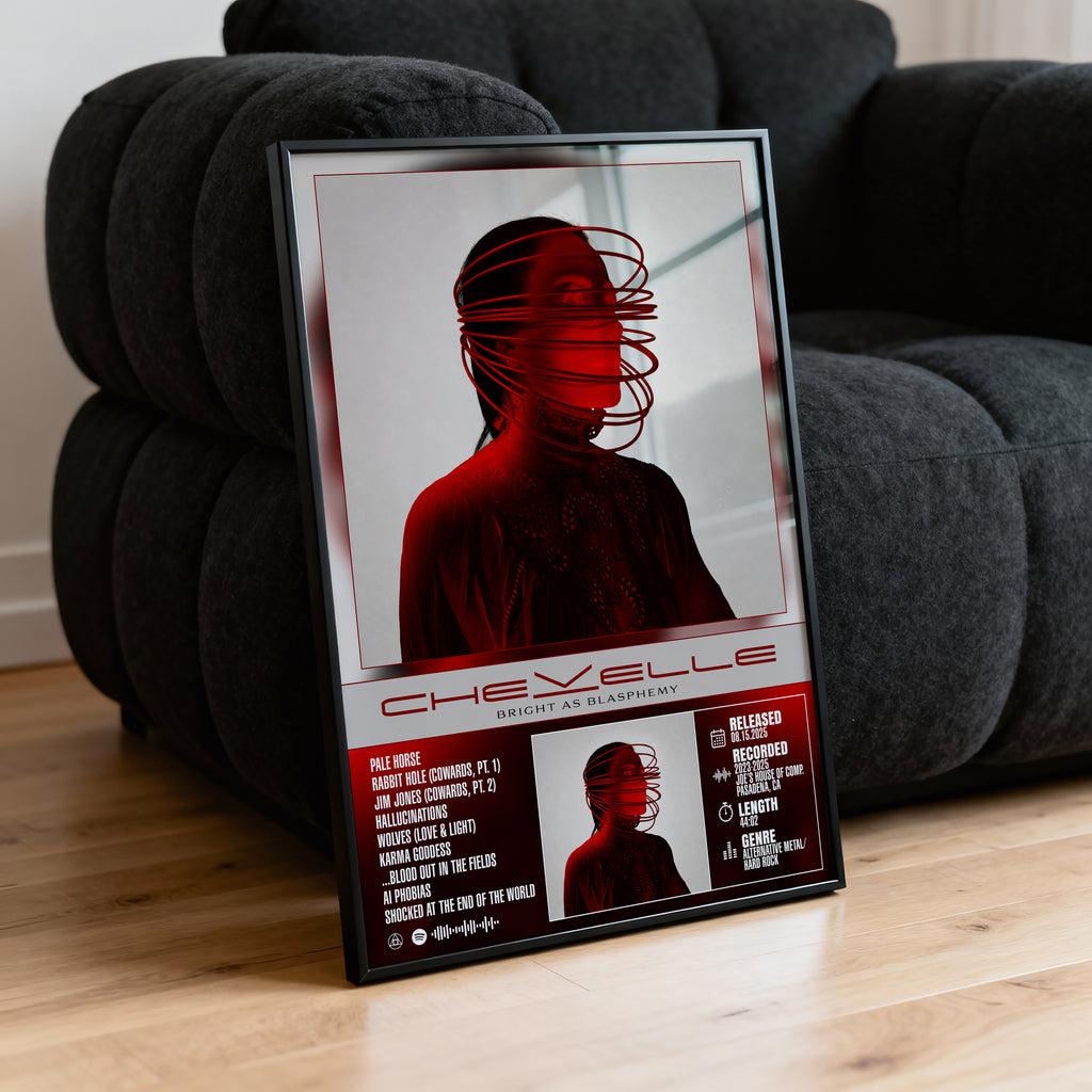 Chevelle - Bright as Blasphemy | Album Poster