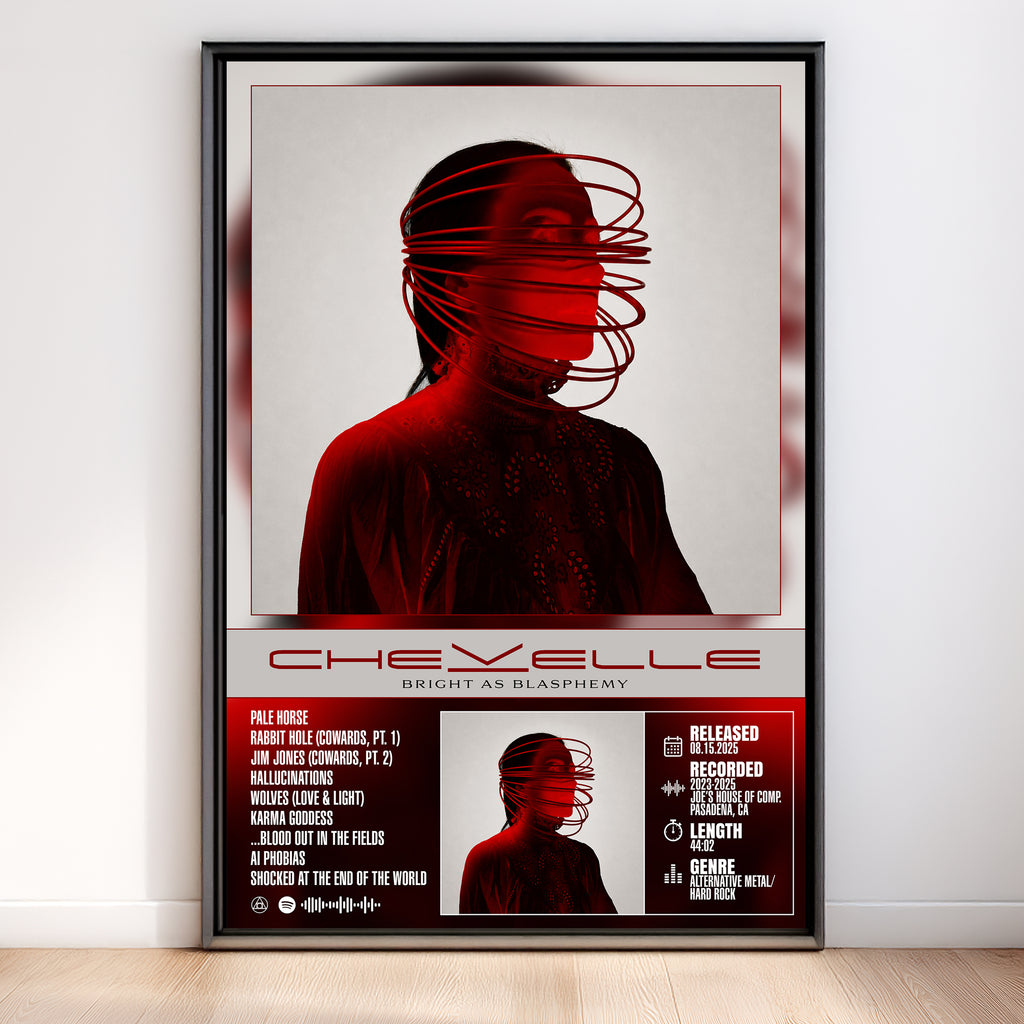 Chevelle - Bright as Blasphemy | Album Poster