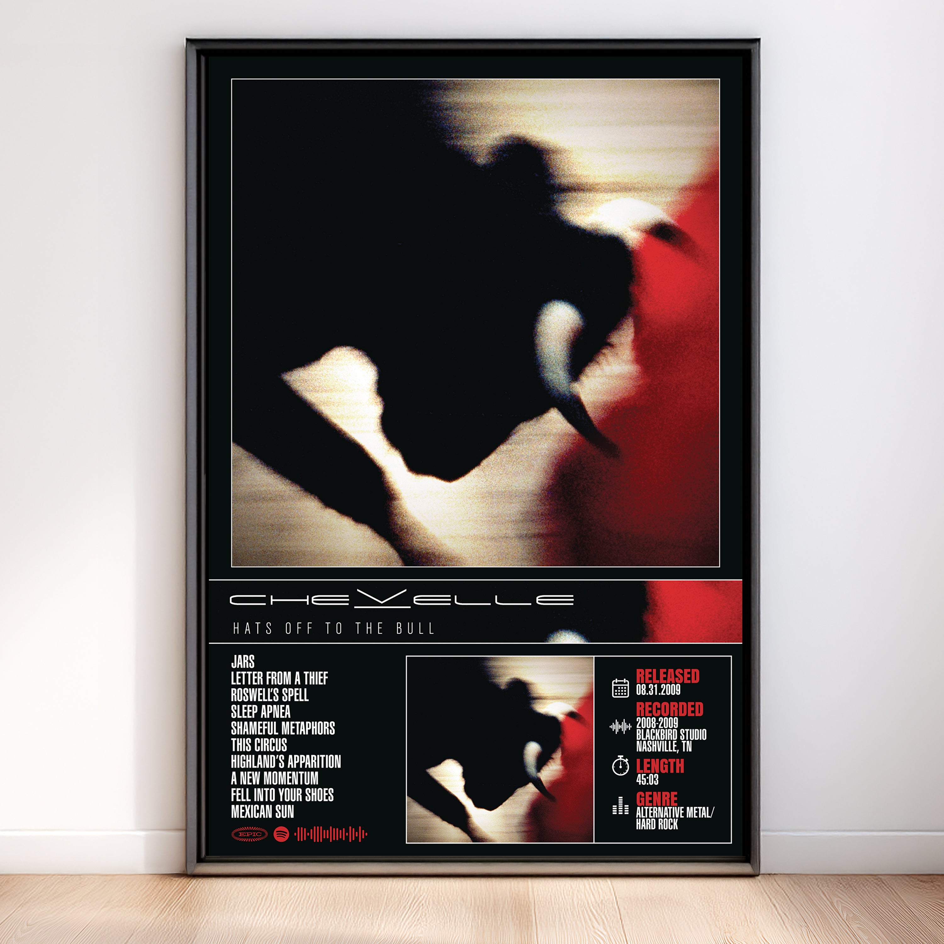 Chevelle - Hats Off to the Bull | Album Poster