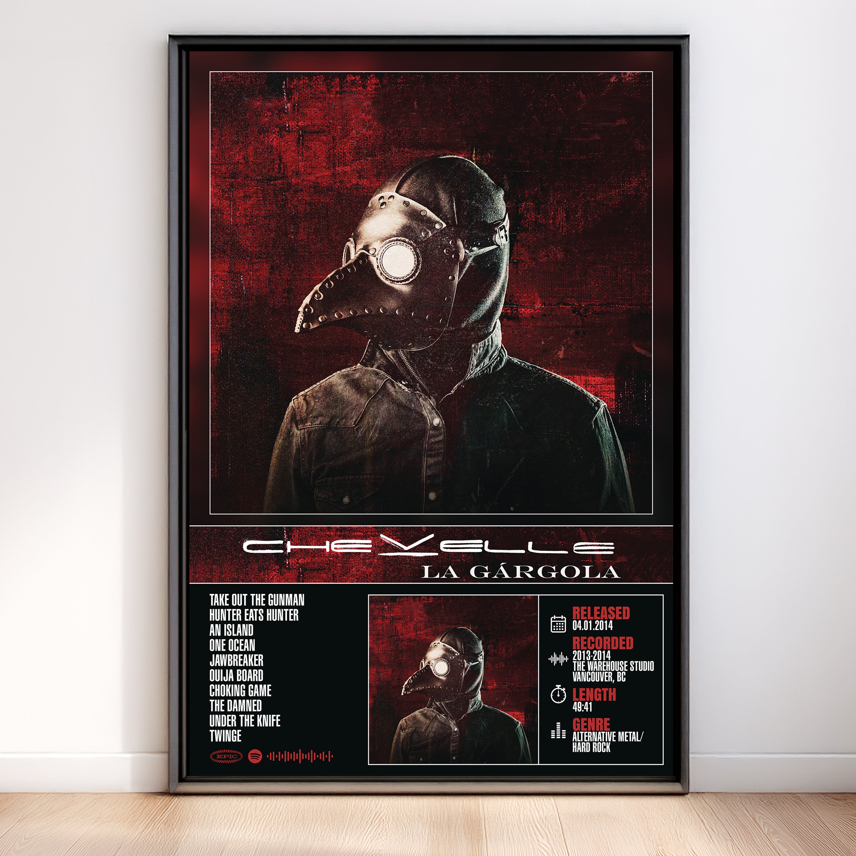 Chevelle - La Gárgola | Album Poster