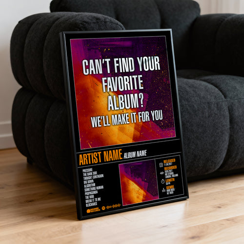 Choose Your Own Album | Custom Album Poster (Digital Download)