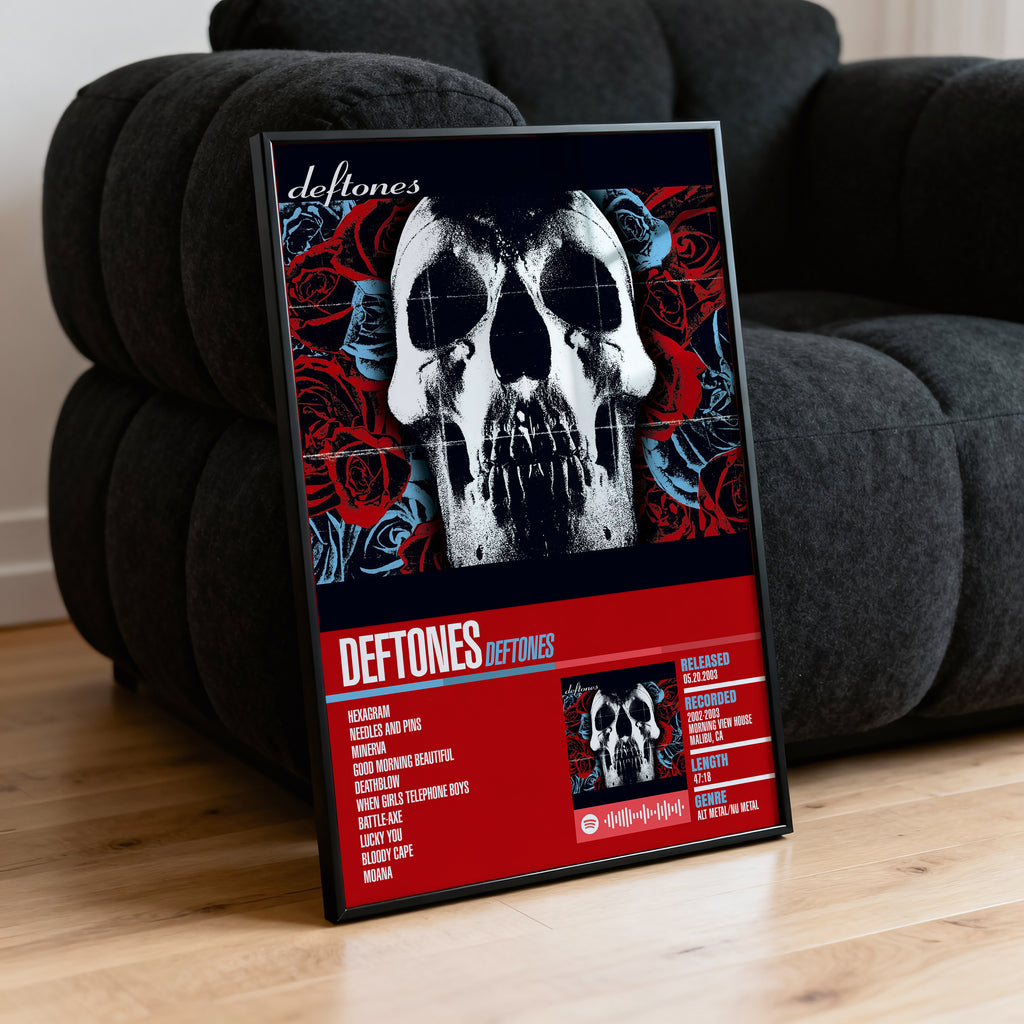 Deftones – Deftones | Tracklist Poster