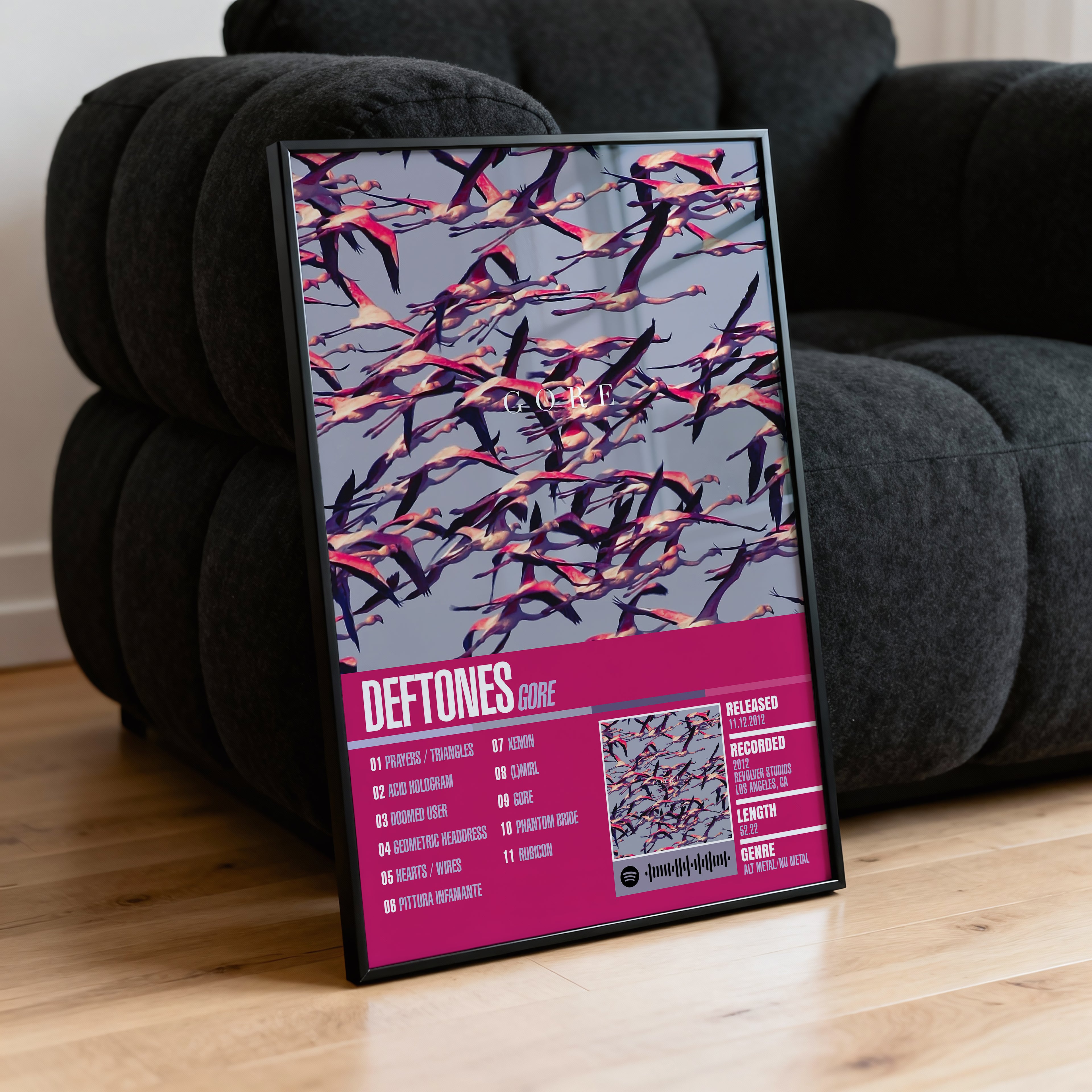 Deftones – Gore | Tracklist Poster