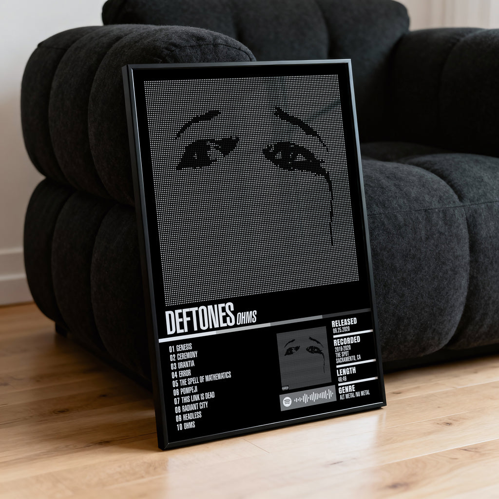 Deftones – Ohms | Tracklist Poster