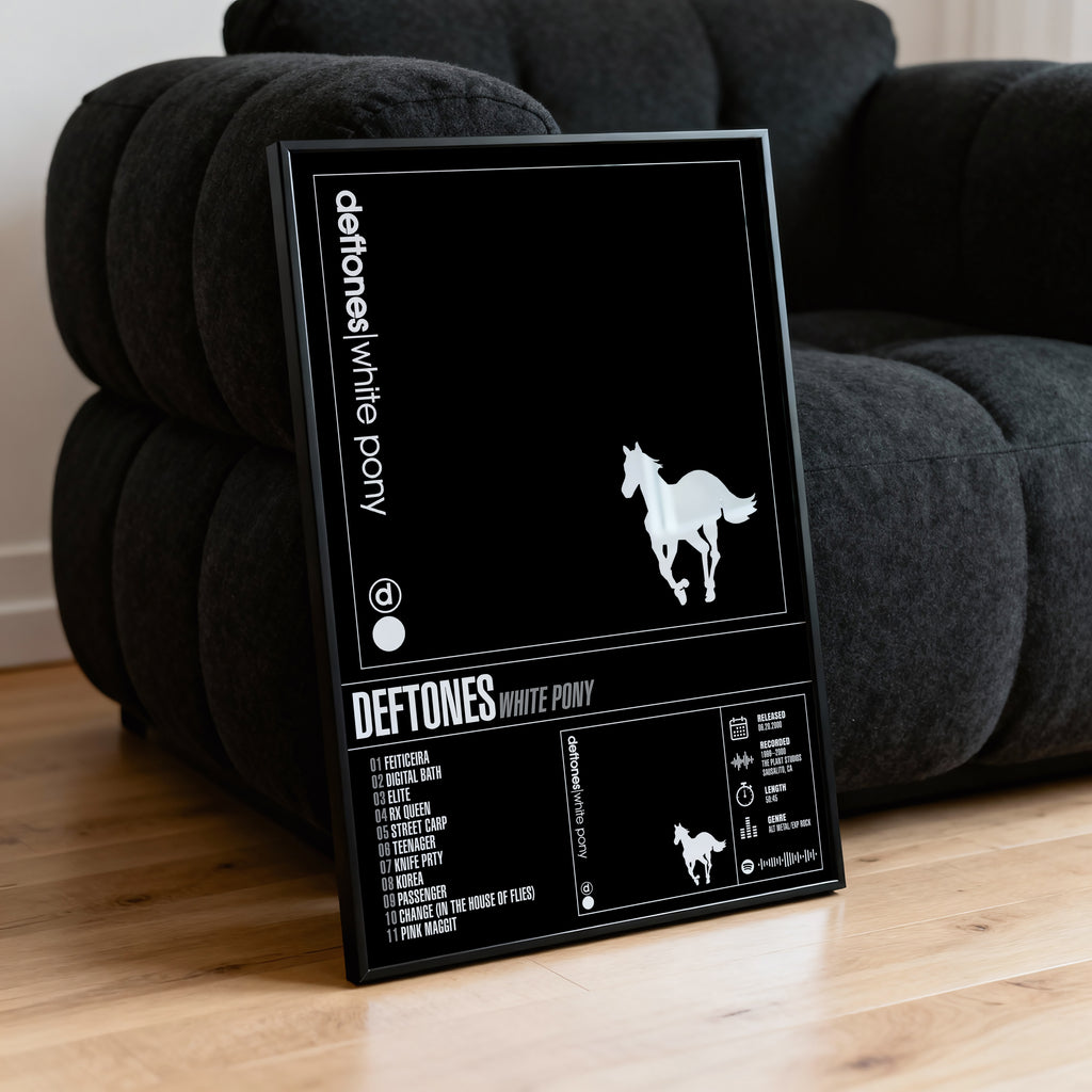 Deftones – White Pony | Tracklist Poster