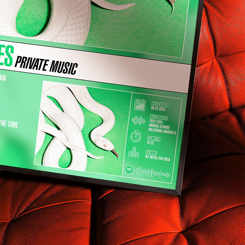 Deftones – Private Music | Tracklist Poster