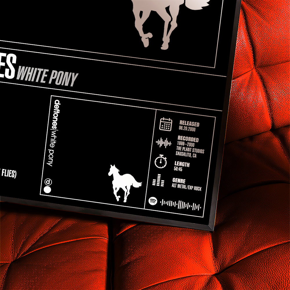 Deftones – White Pony | Tracklist Poster