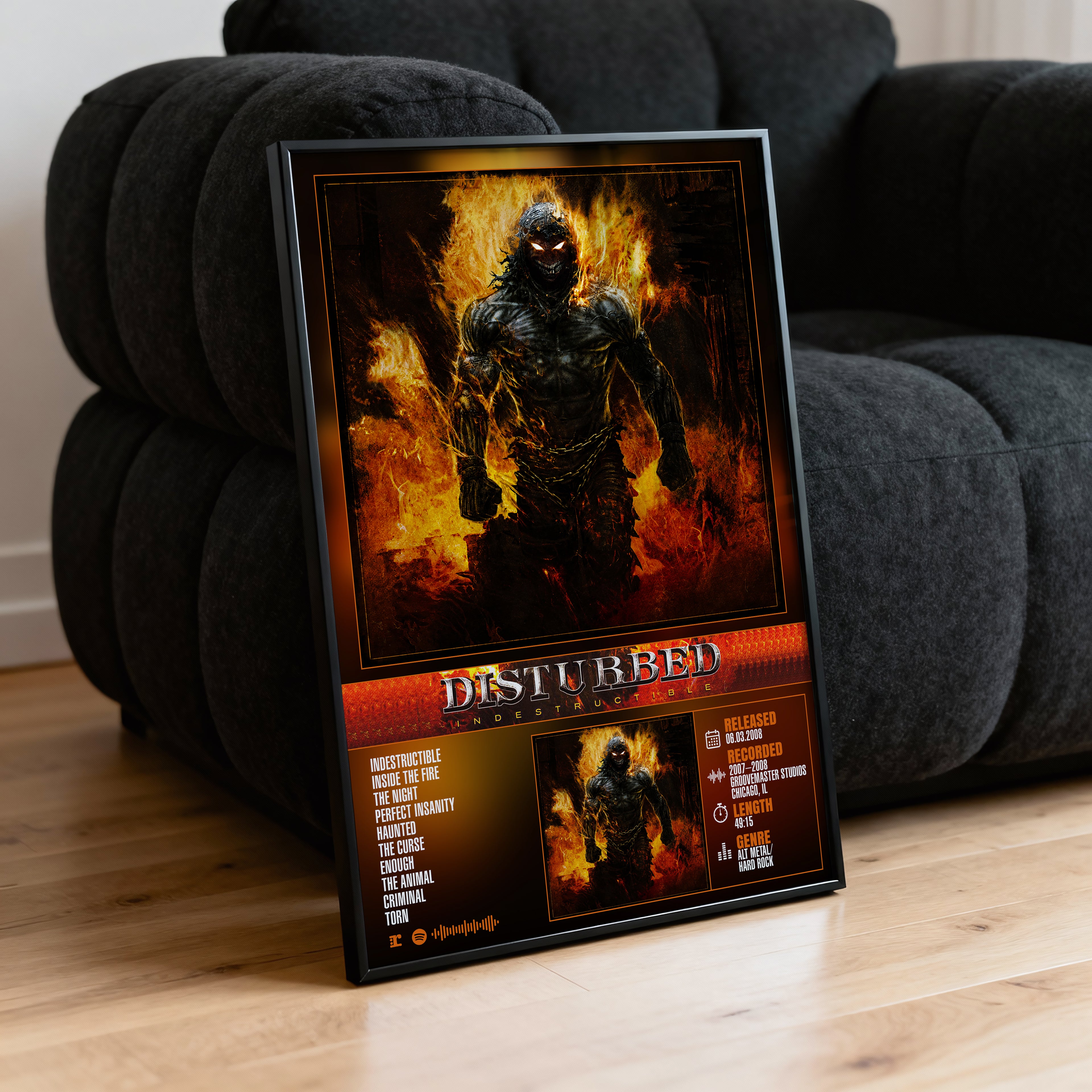 Disturbed - Indestructible | Album Poster (Digital Download)