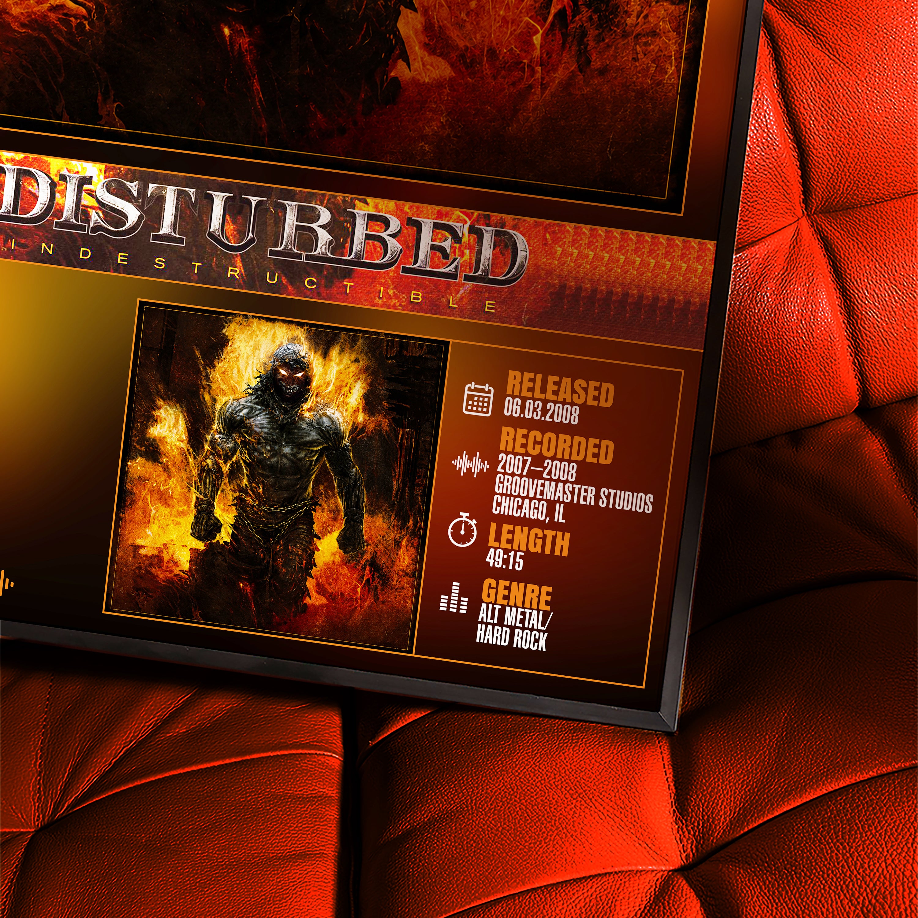 Disturbed - Indestructible | Album Poster (Digital Download)