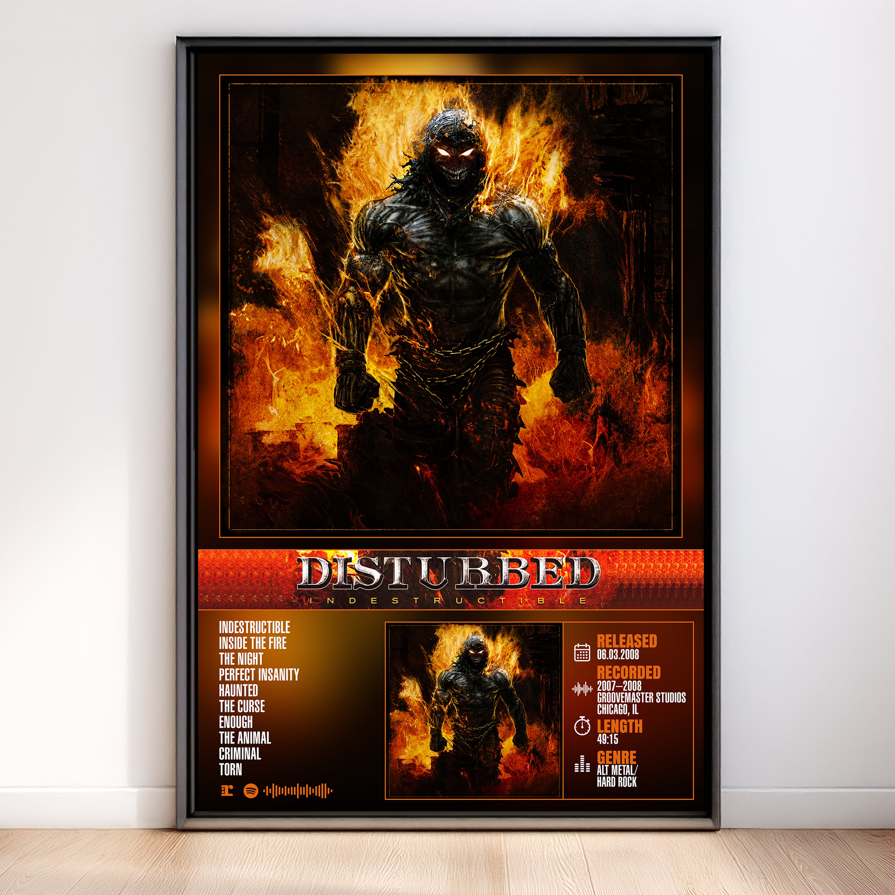 Disturbed - Indestructible | Album Poster (Digital Download)