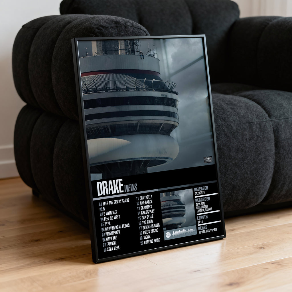 Drake – Views | Tracklist Poster