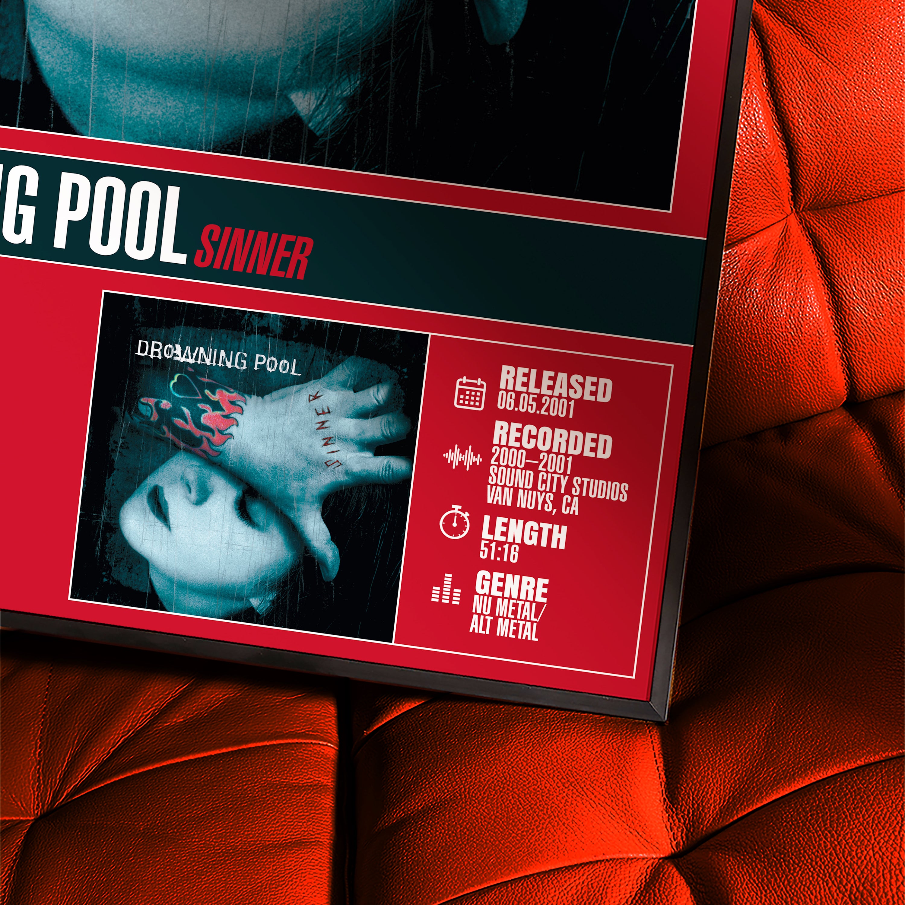 Drowning Pool - Sinner | Album Poster