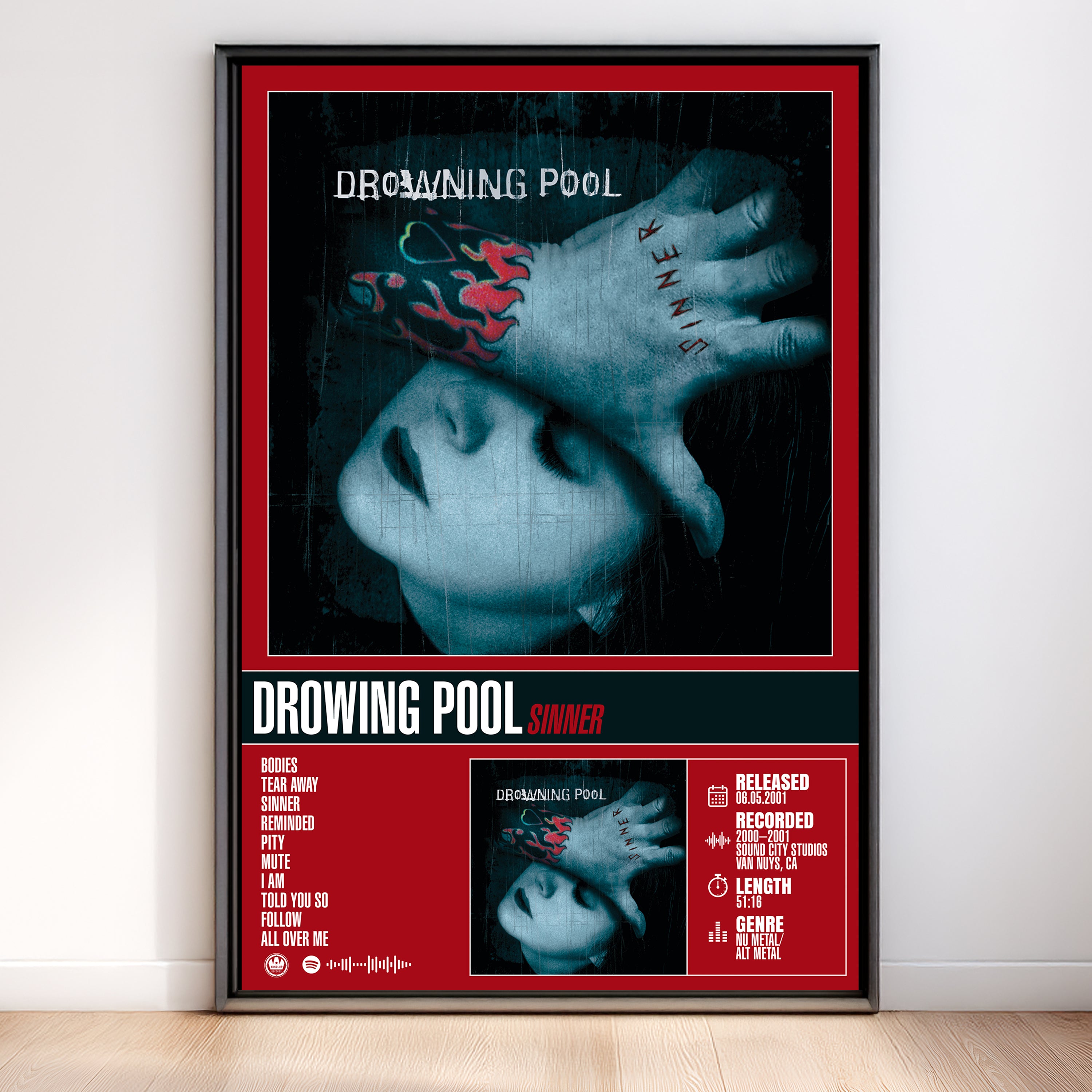 Drowning Pool - Sinner | Album Poster
