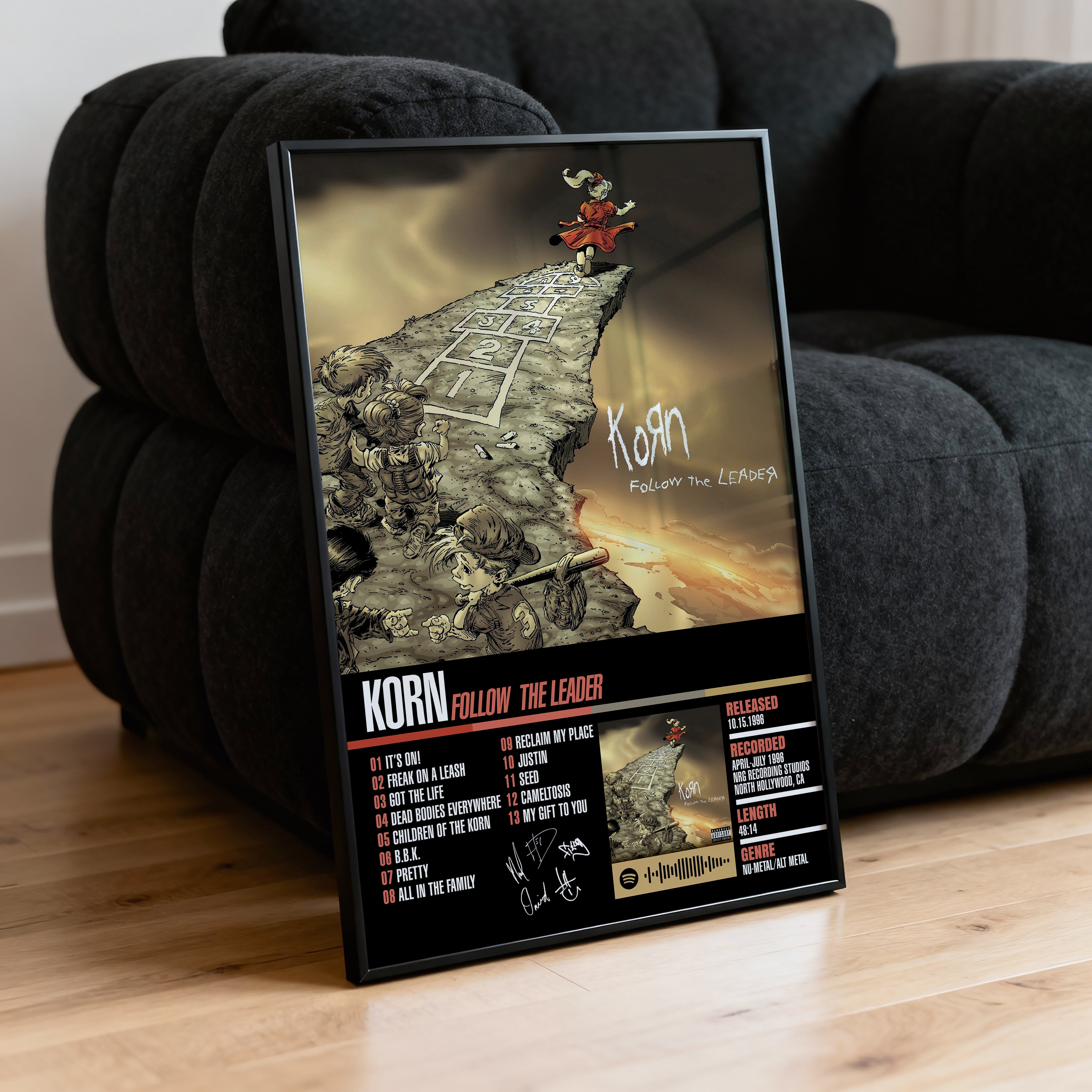 Korn – Follow the Leader | Album Poster (Digital Download) – Remix