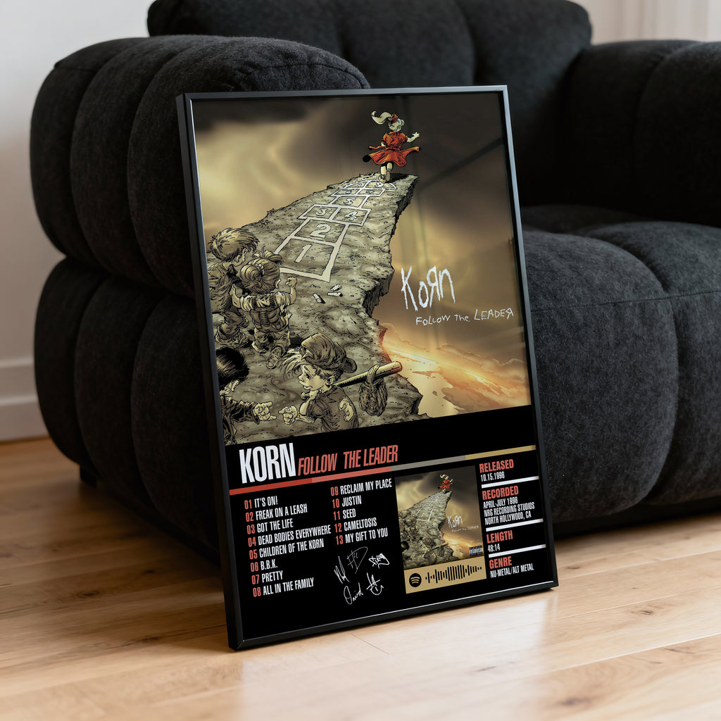 Korn – Follow the Leader | Tracklist Poster