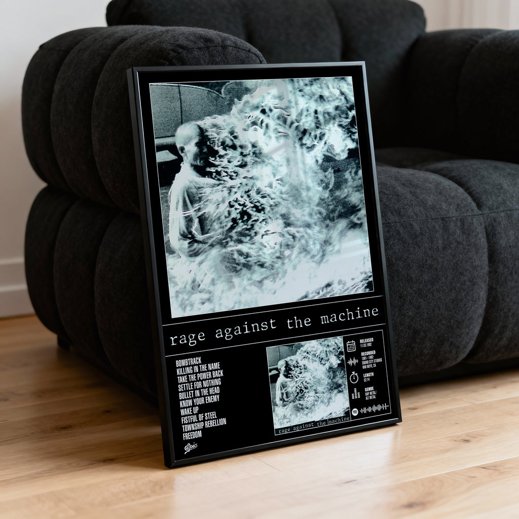 Rage Against The Machine | Tracklist Poster