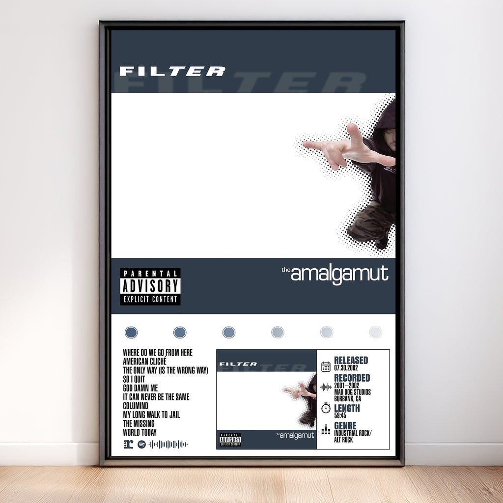 Filter - The Amalgamut | Album Poster (Digital Download)