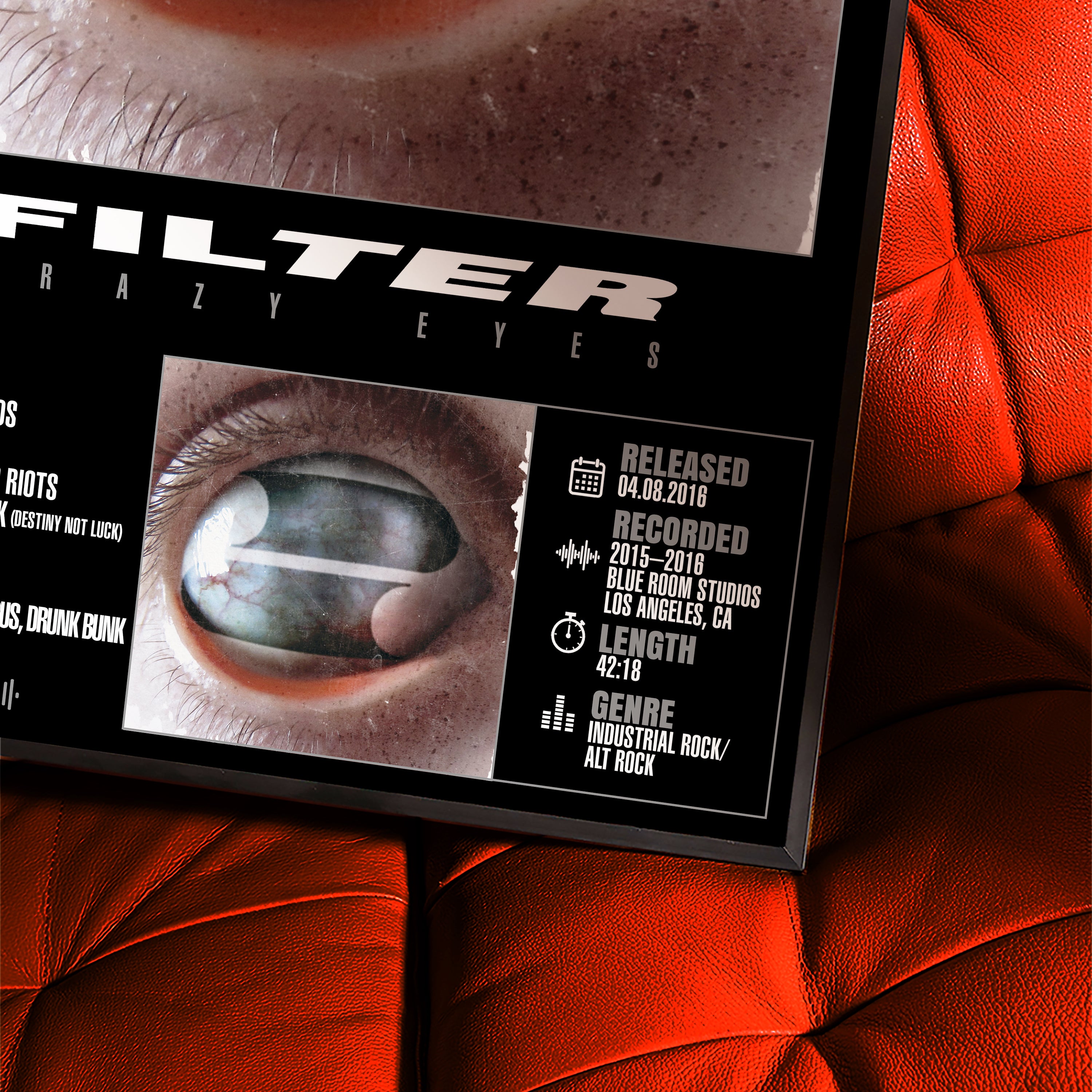 Filter - Crazy Eyes | Album Poster (Digital Download)