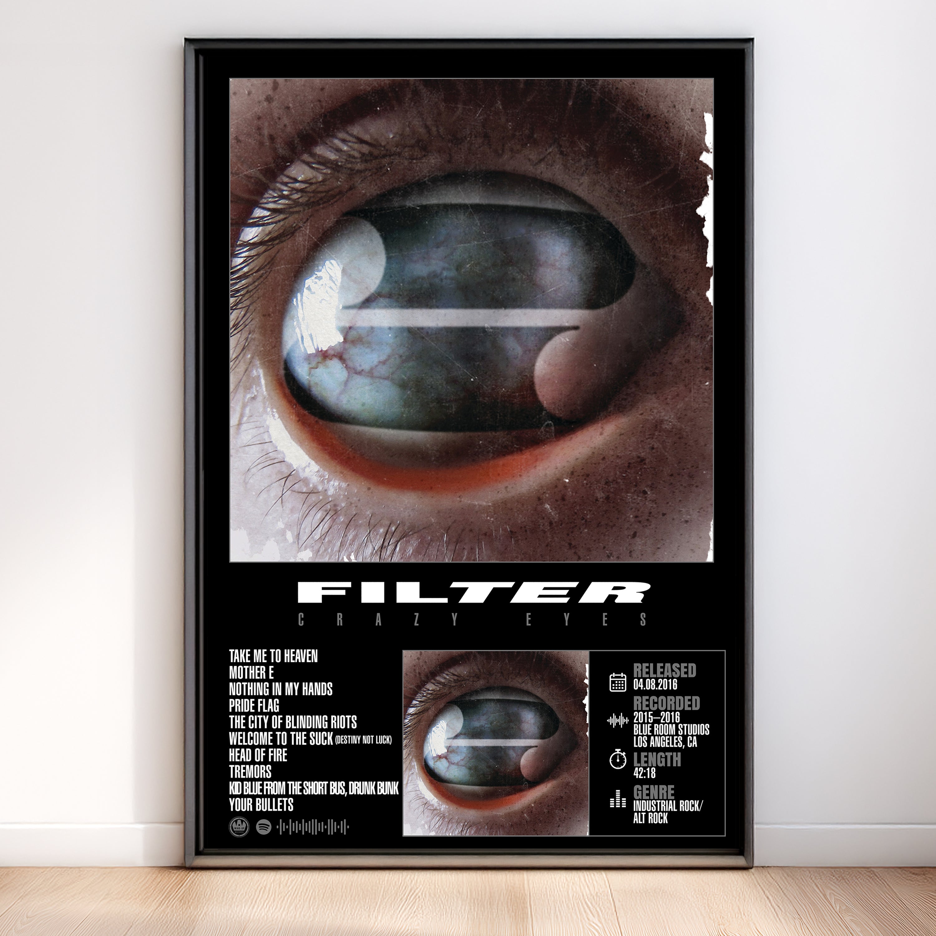 Filter - Crazy Eyes | Album Poster (Digital Download)