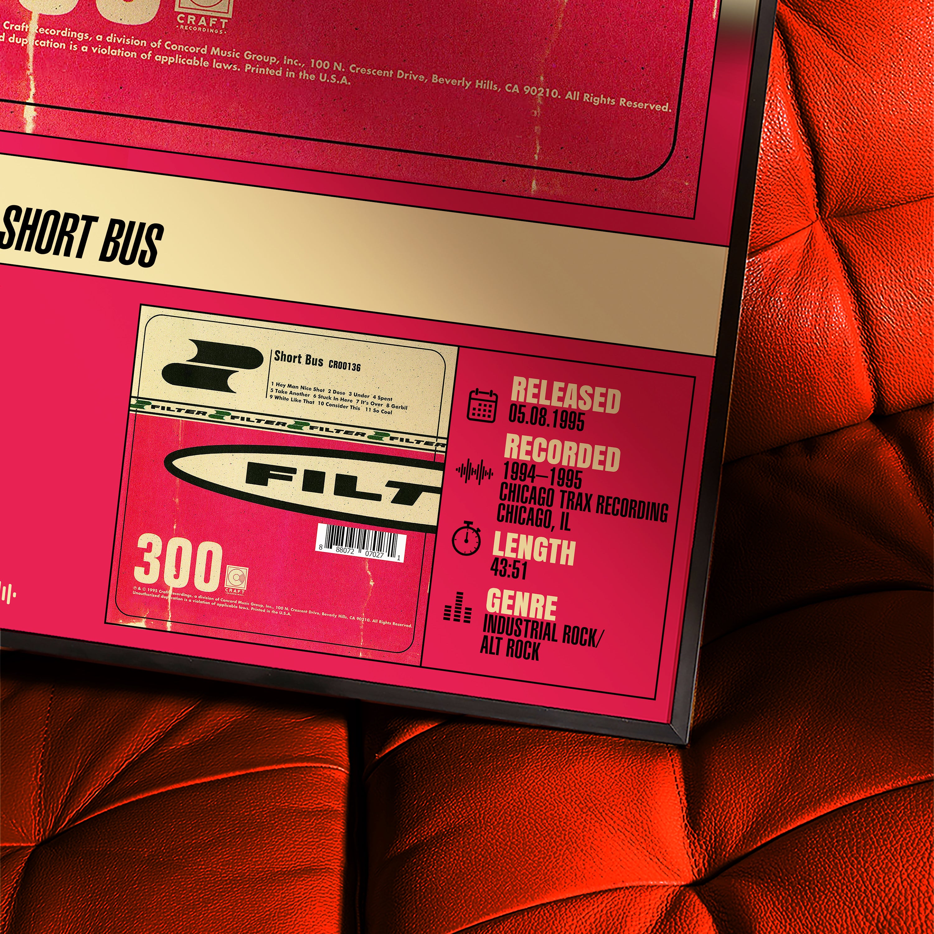 Filter - Short Bus | Album Poster (Digital Download)