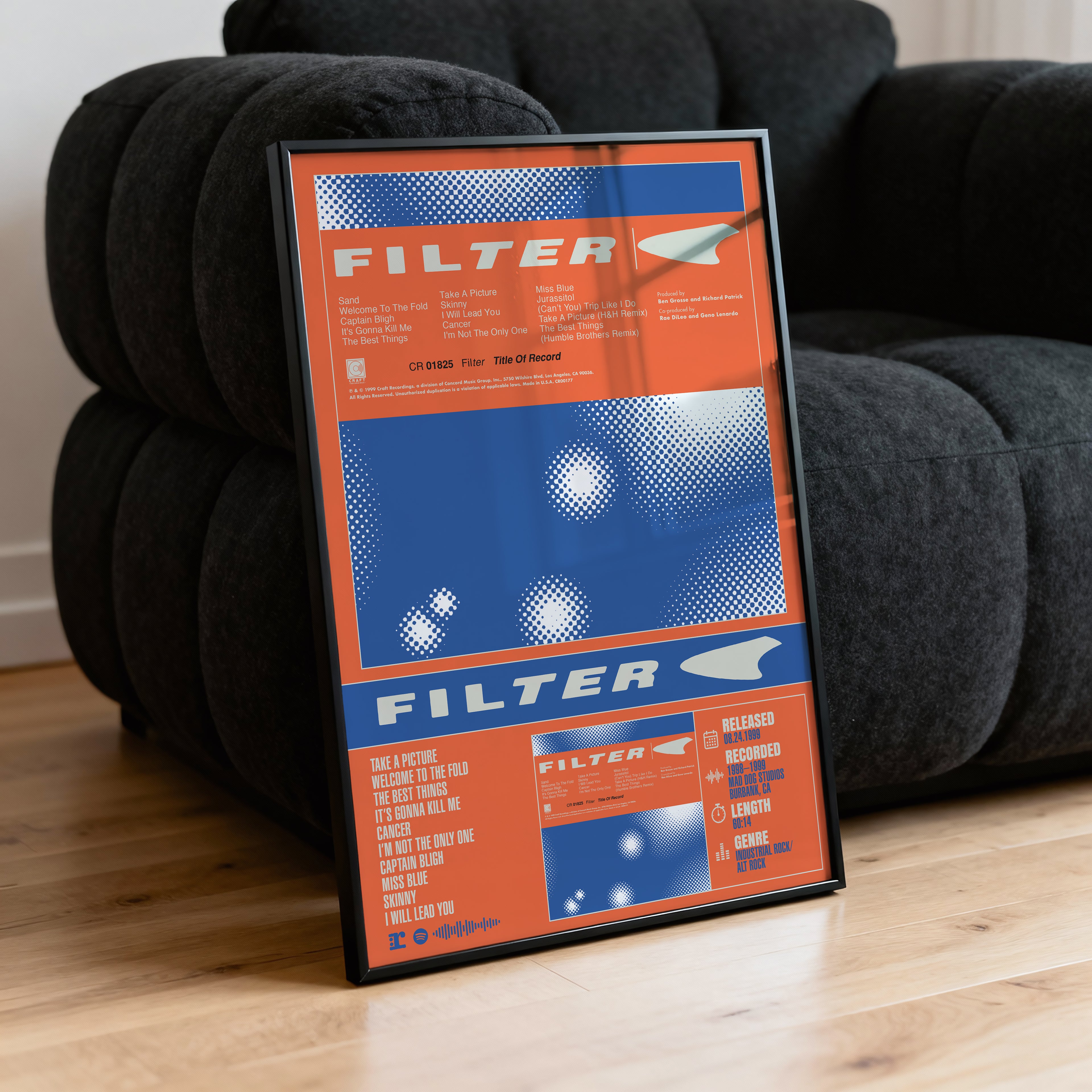 Filter - Title of Record | Album Poster (Digital Download)