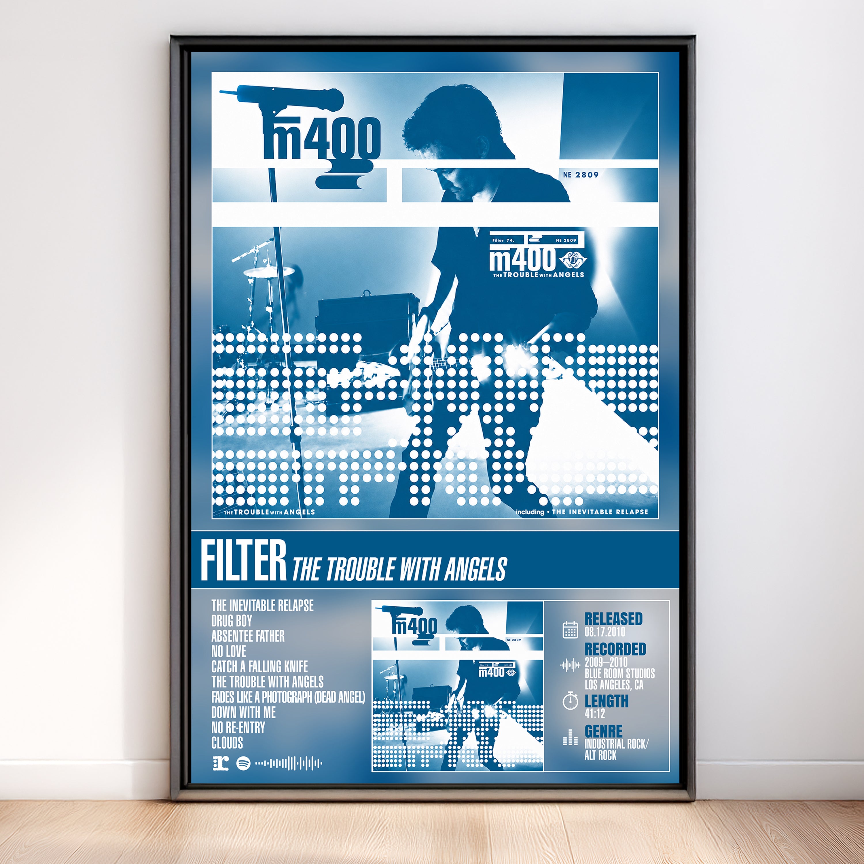 Filter - The Trouble with Angels | Album Poster (Digital Download)