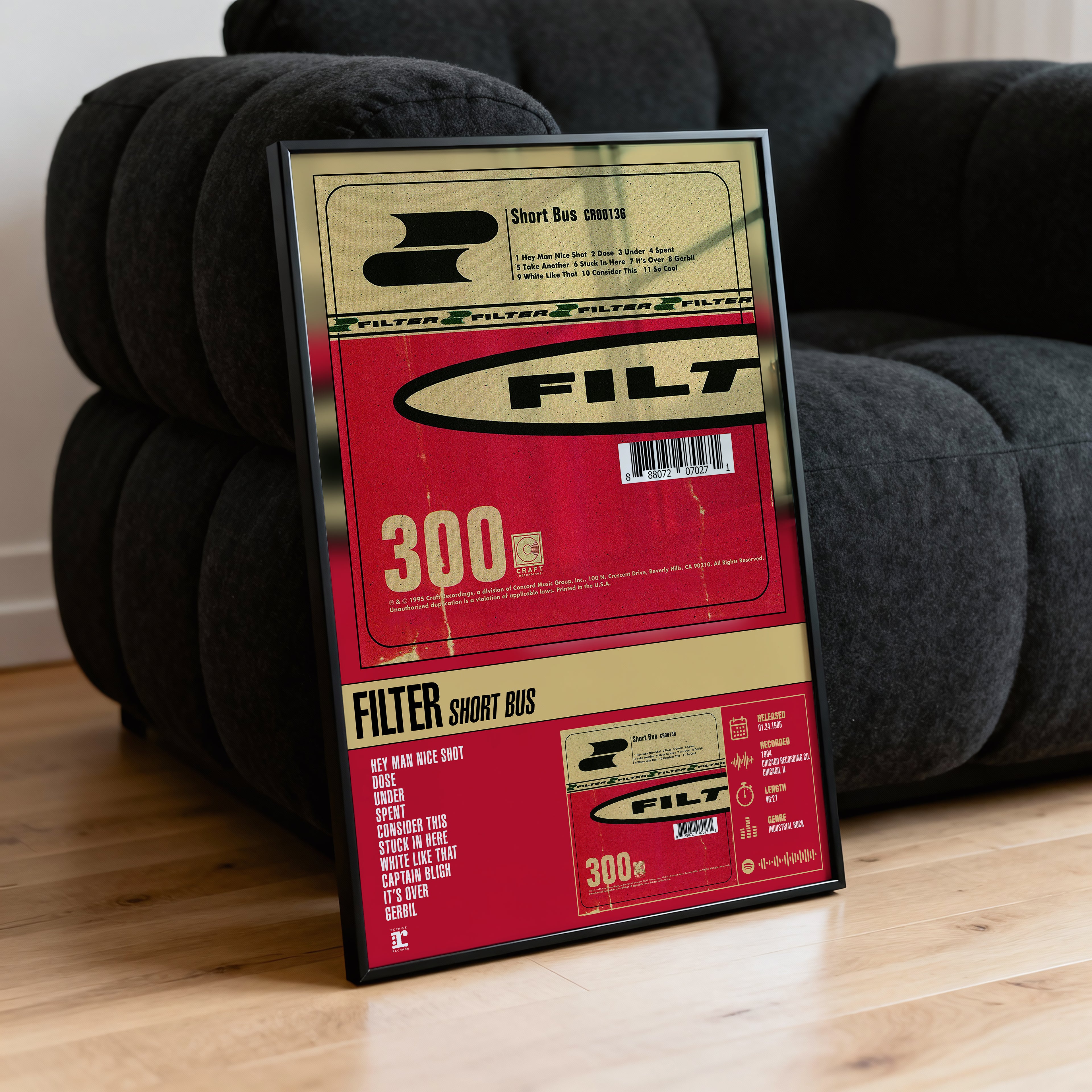 Filter - Short Bus | Tracklist Poster
