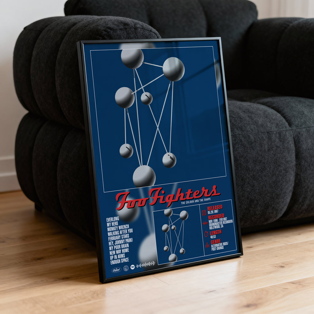 Foo Fighters - The Colour and the Shape | Album Poster (Digital Download)