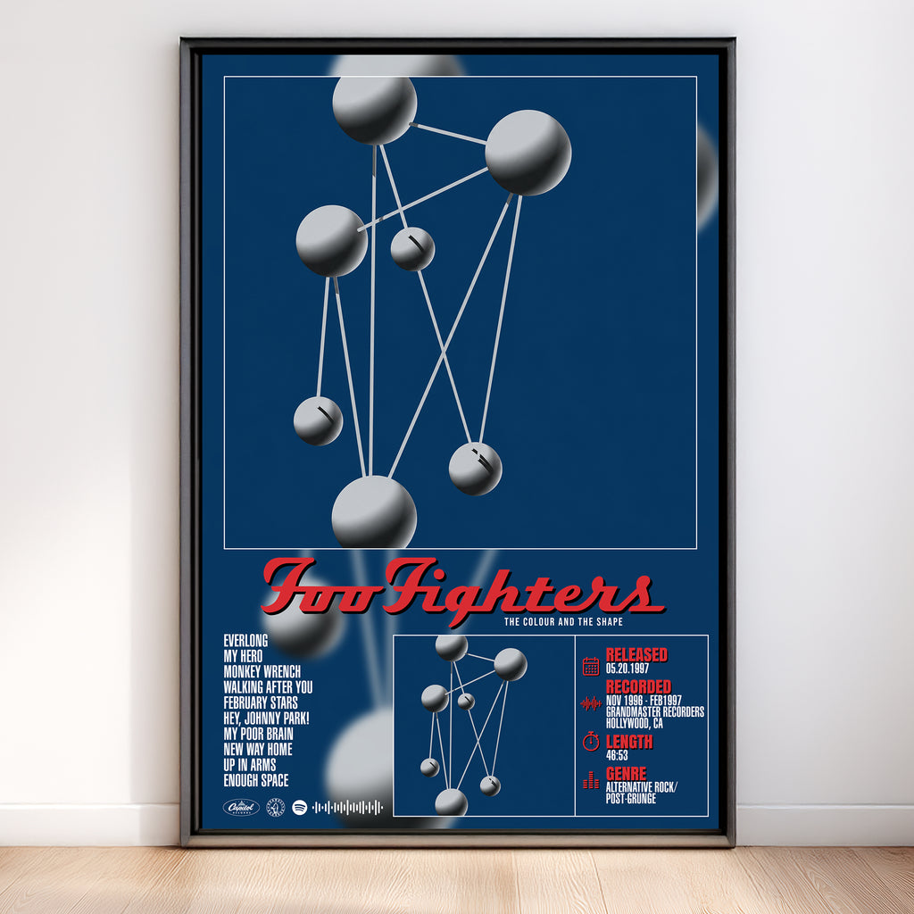 Foo Fighters - The Colour and the Shape | Album Poster (Digital Download)