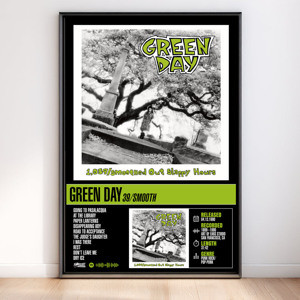Green Day – 39/Smooth | Album Poster (Digital Download)