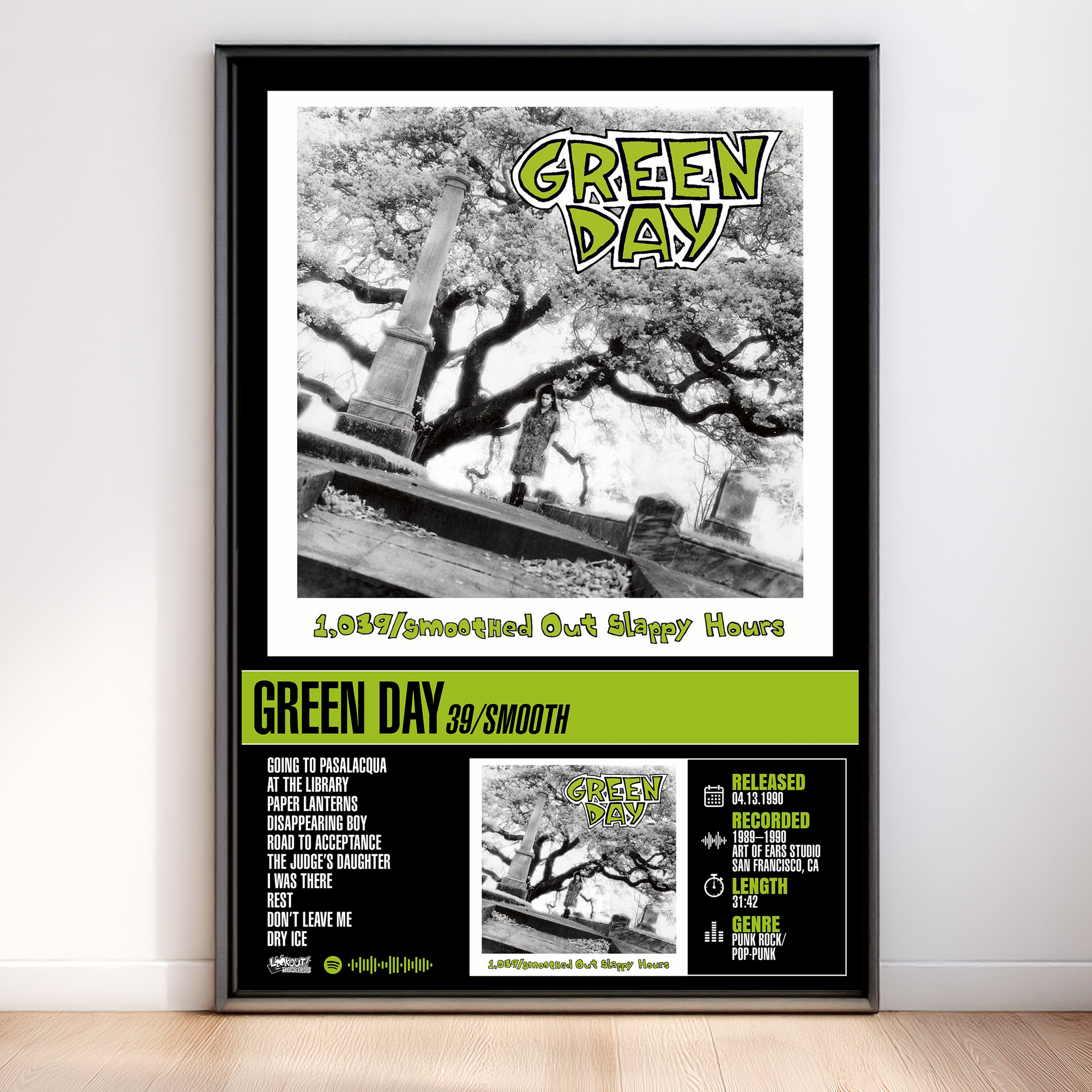 Green Day – 39/Smooth | Album Poster (Digital Download)