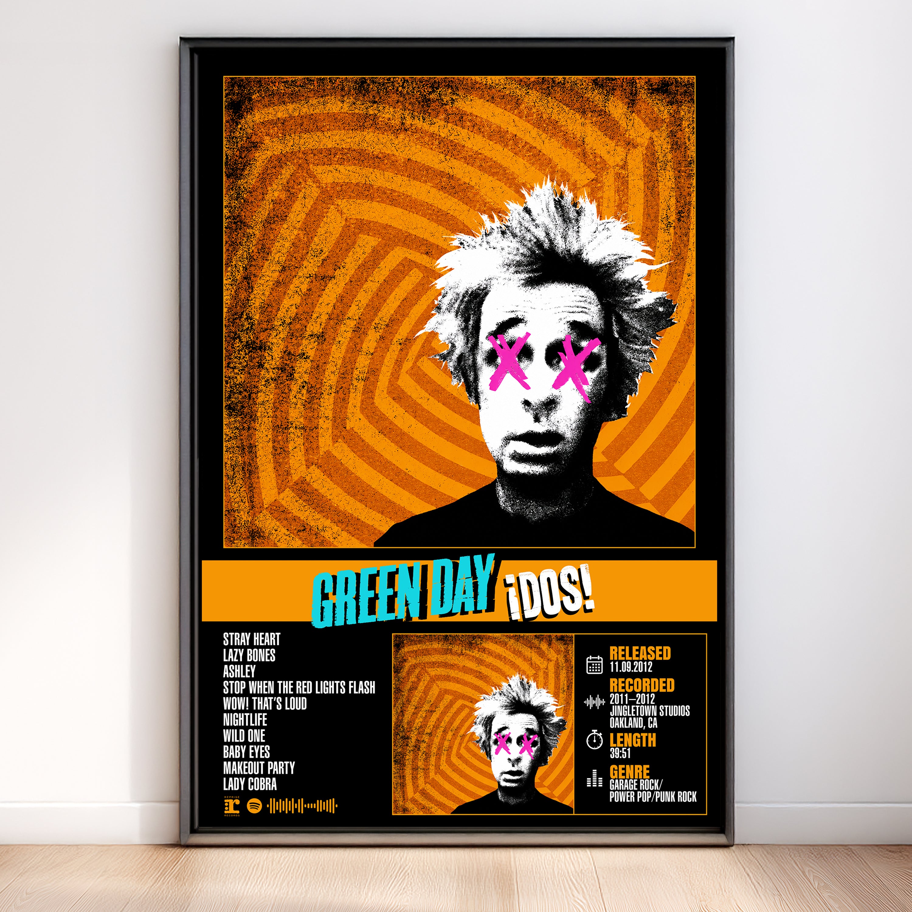 Green Day - ¡Dos! | Album Poster (Digital Download)